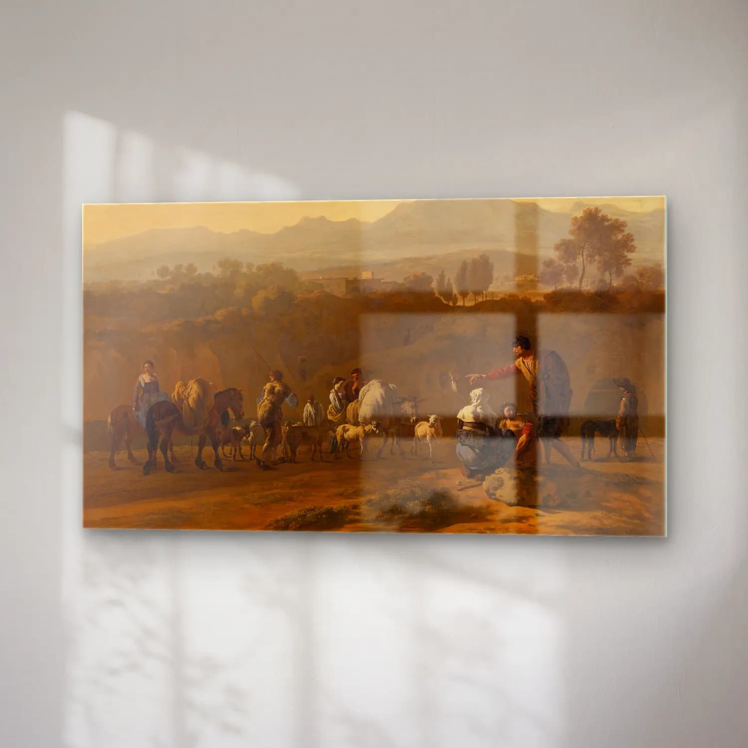 Karel Dujardin – Roman Campagna cam tablo — sağ açıdan görünüm