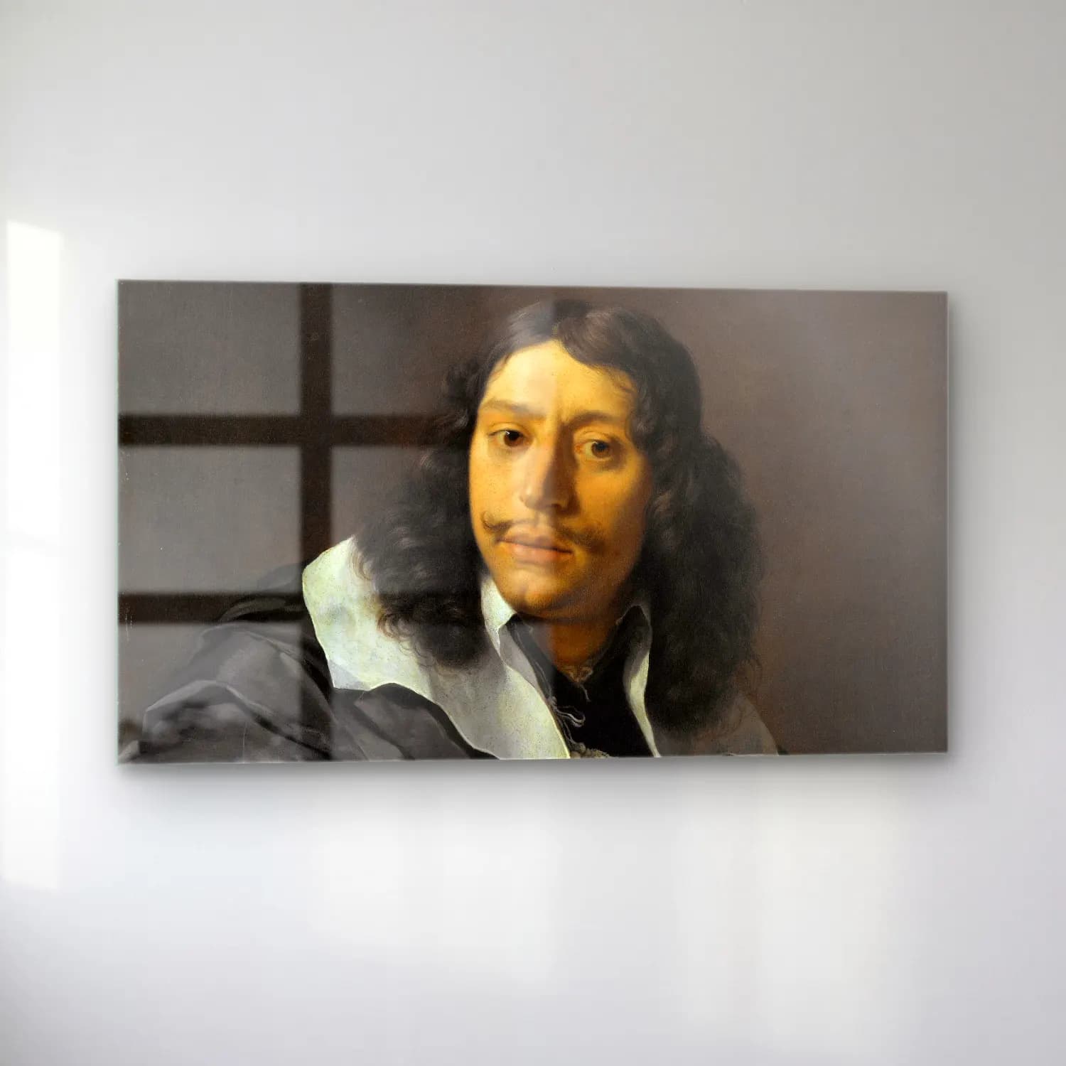 Karel Dujardin – Self-portrait cam tablo — sol açıdan görünüm