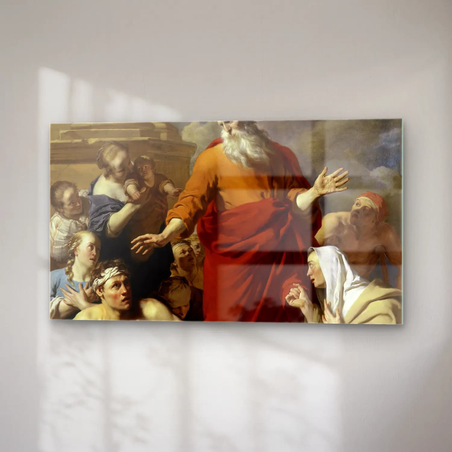Karel Dujardin – St Paul Healing the Cripple at Lystra cam tablo — sağ açıdan görünüm
