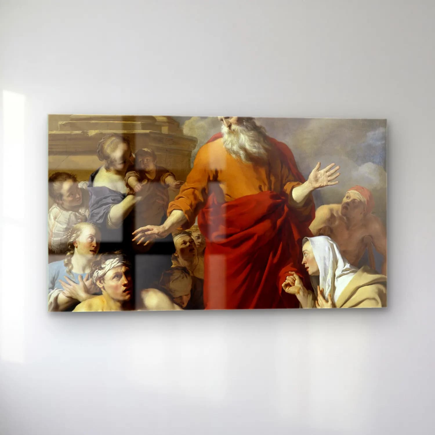 Karel Dujardin – St Paul Healing the Cripple at Lystra cam tablo — sol açıdan görünüm