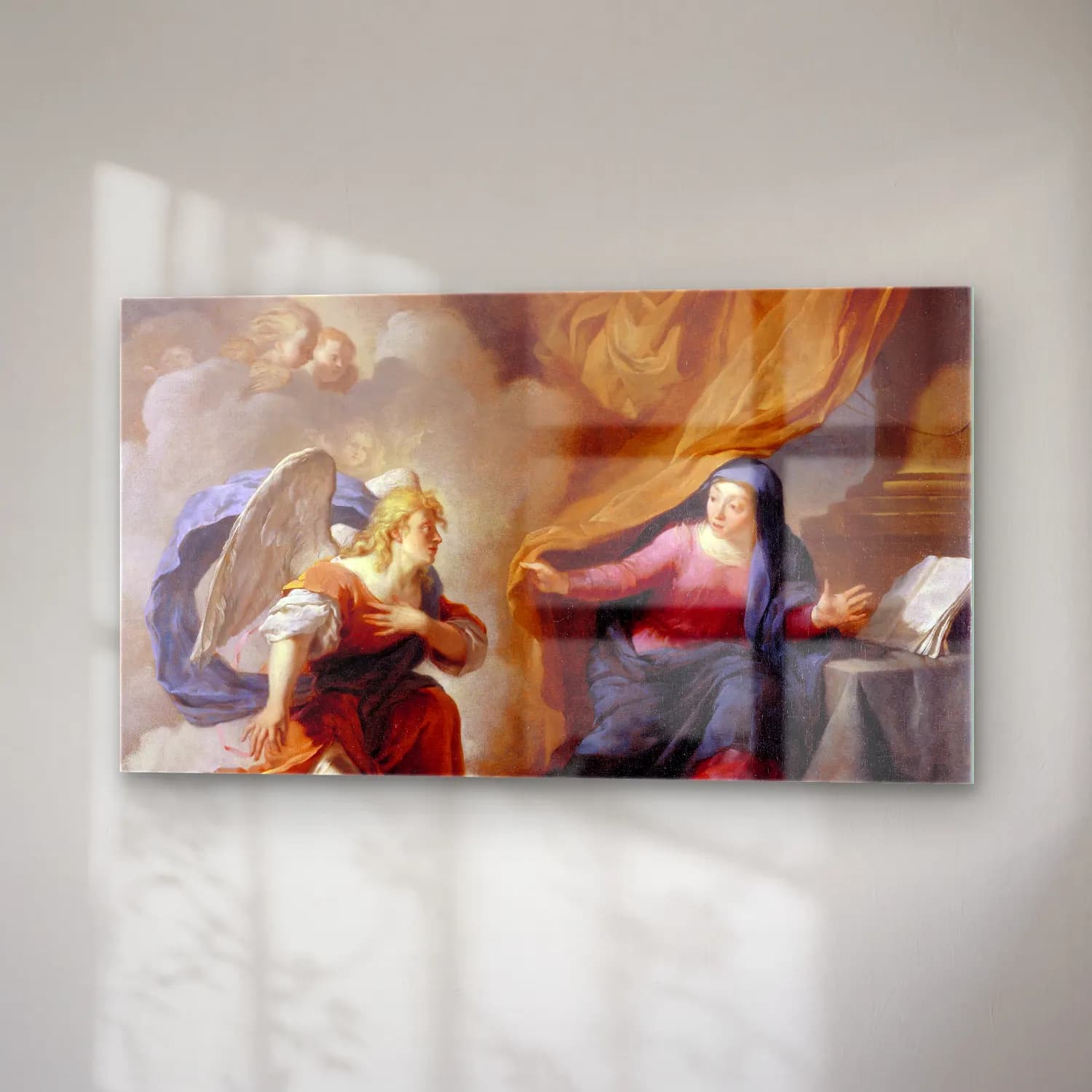 Karel Dujardin – The Annunciation cam tablo — sağ açıdan görünüm