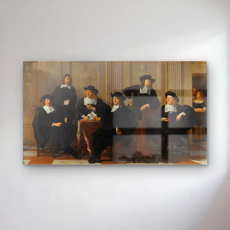 Karel Dujardin – The Regents of the Spinhuis and Nieuwe Werkhuis, Amsterdam cam tablo — Karel Dujardin – The Regents of the Spinhuis and Nieuwe Werkhuis, Amsterdam — yağlı boya dini sahne