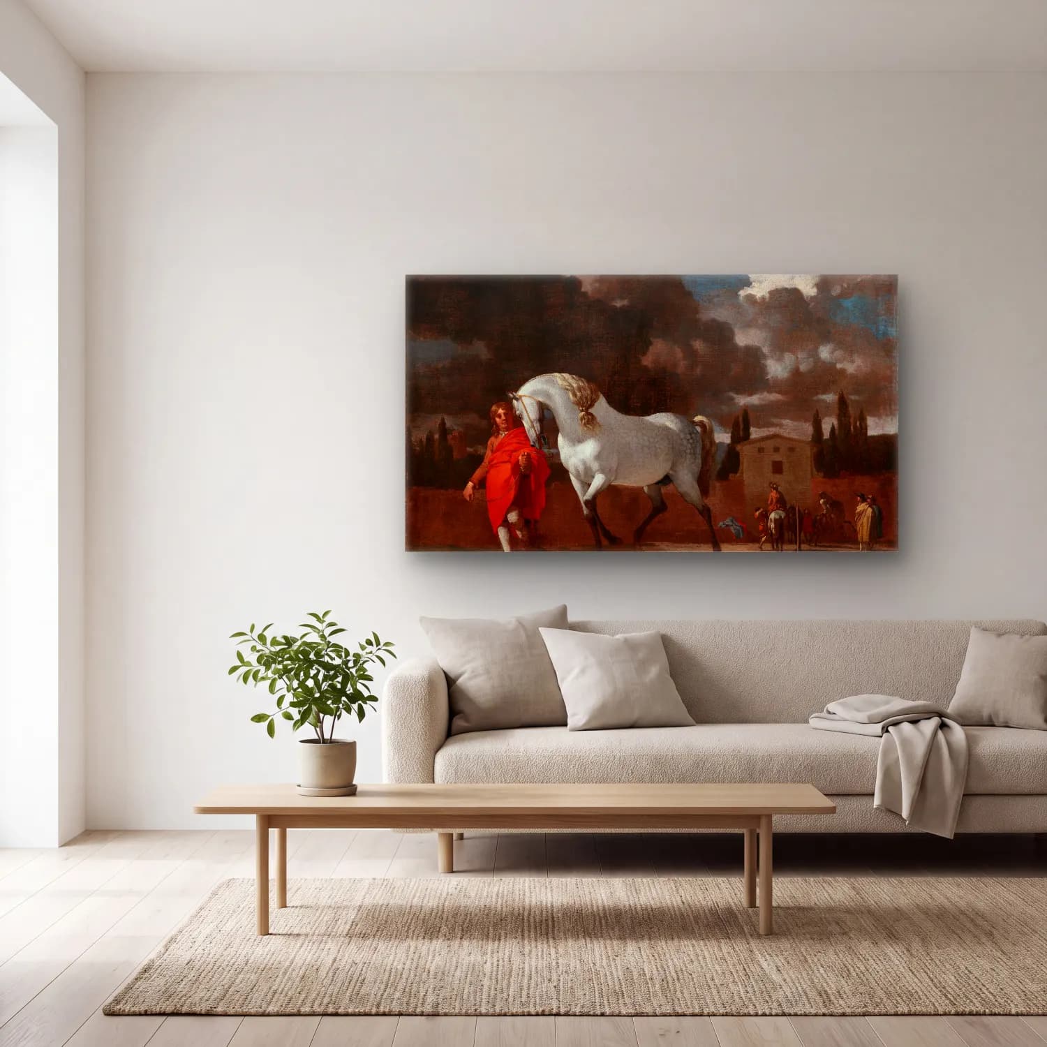 Karel Dujardin – The Riding School cam tablo — açık renk salonda