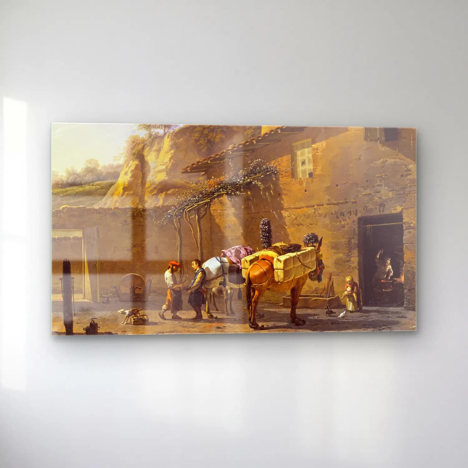 Karel Dujardin – The Smithy cam tablo — sol açıdan görünüm