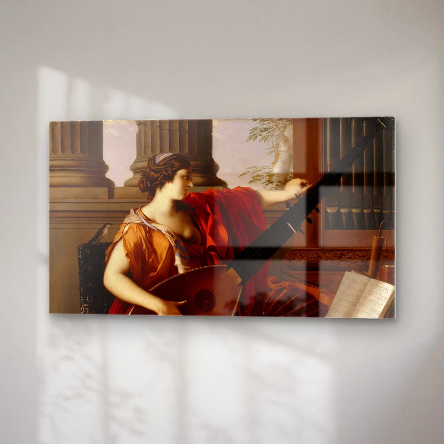 Laurent de la Hyre – Laurent de la Hyre - Allegory of Music cam tablo — sağ açıdan görünüm