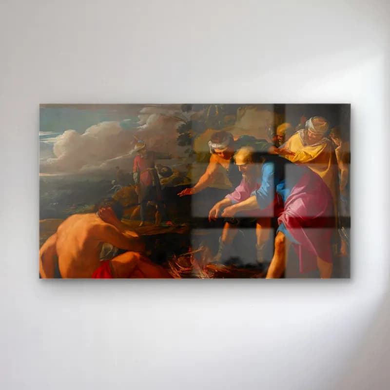 Laurent de la Hyre – Laurent de la Hyre - Saint Paul Shipwrecked on Malta (About… cam tablo — Laurent de la Hyre – Laurent de la Hyre - Saint Paul Shipwrecked on Malta (About… — yağlı boya dini sahne