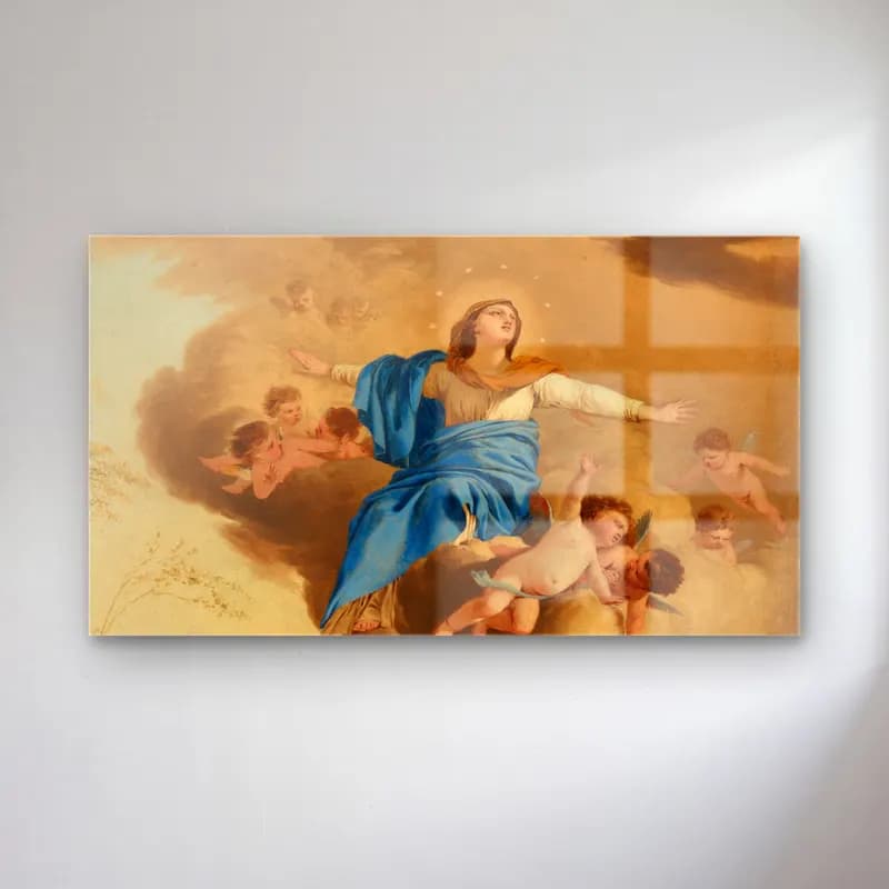 Laurent de la Hyre – Laurent de la Hyre - The Assumption (circa 1653) cam tablo — Laurent de la Hyre – Laurent de la Hyre - The Assumption (circa 1653) — yağlı boya dini sahne