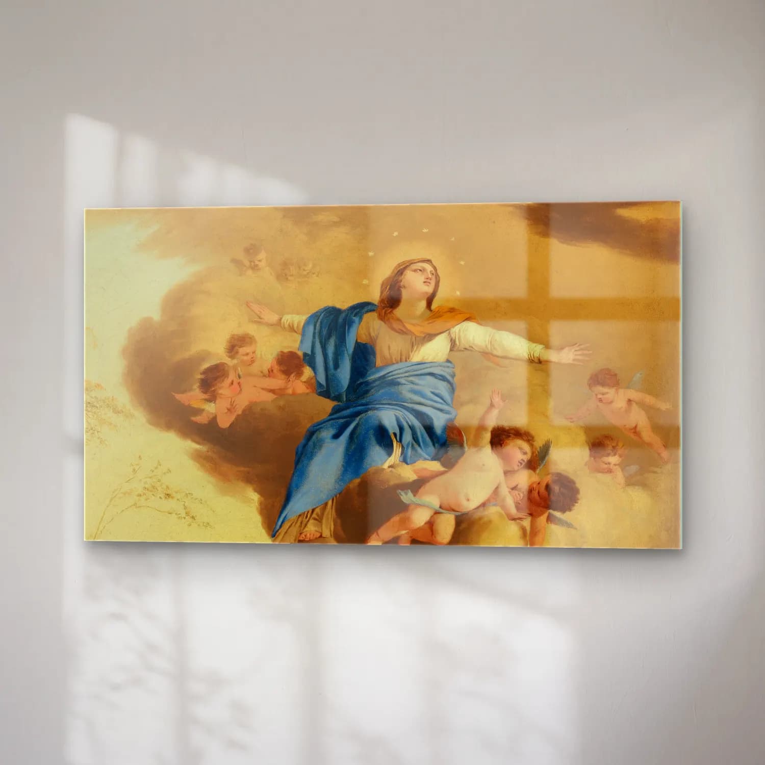 Laurent de la Hyre – Laurent de la Hyre - The Assumption (circa 1653) cam tablo — sağ açıdan görünüm