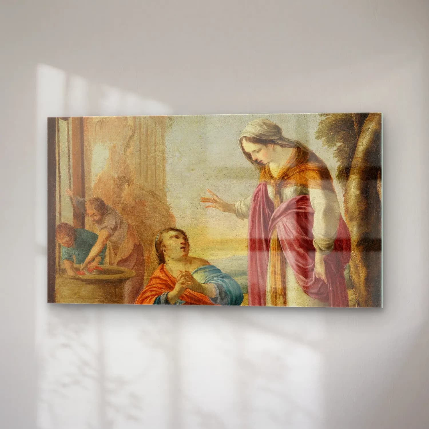 Laurent de la Hyre – Laurent de la Hyre - The Miracle of St. Elizabeth of Hungary cam tablo — sağ açıdan görünüm