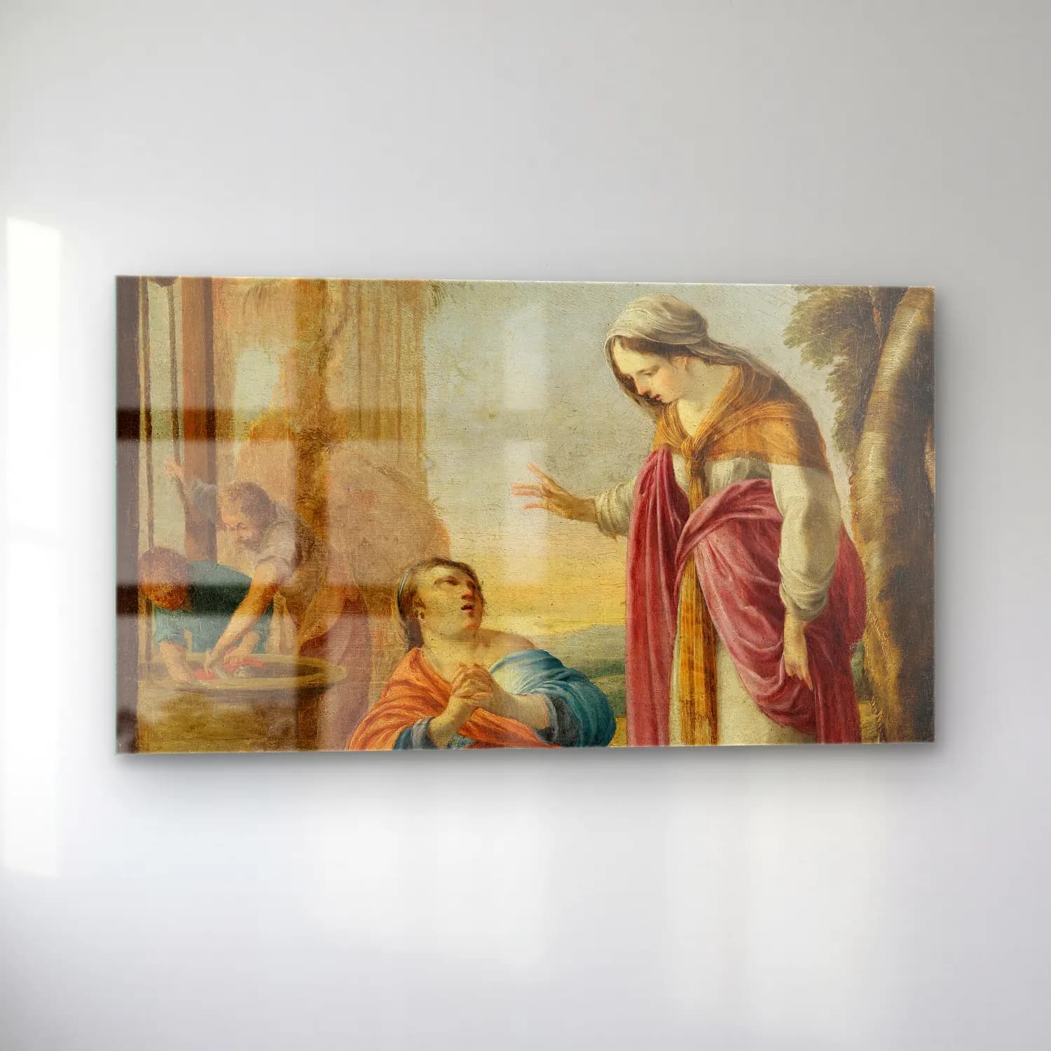 Laurent de la Hyre – Laurent de la Hyre - The Miracle of St. Elizabeth of Hungary cam tablo — sol açıdan görünüm