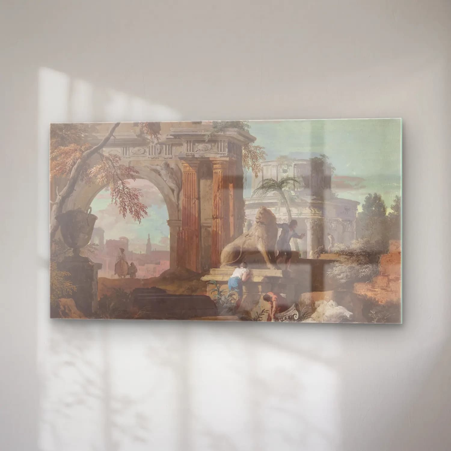 Marco Ricci – Capriccio with Roman Ruins cam tablo — sağ açıdan görünüm