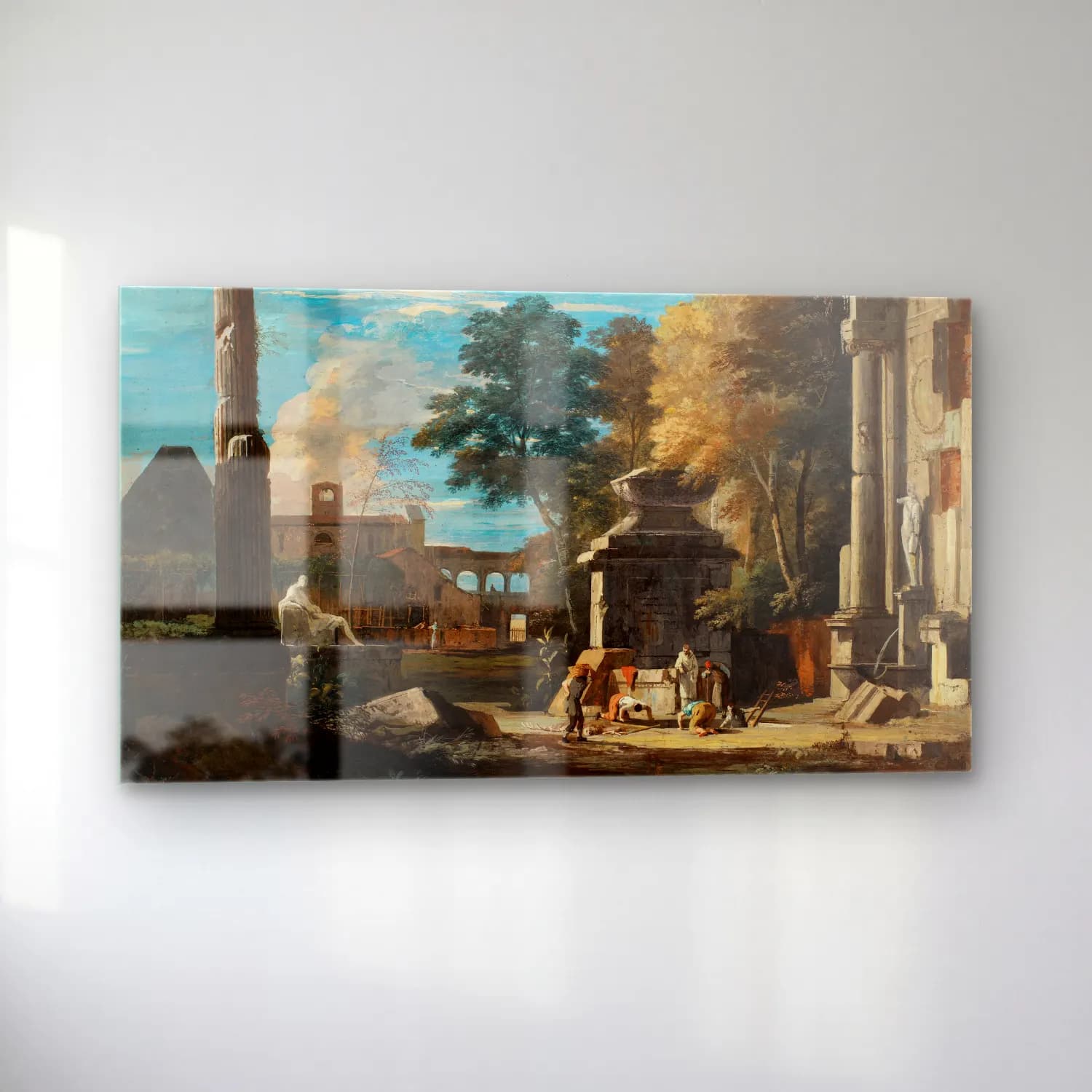 Marco Ricci – Venetian Capriccio With a Body Being Exhumed and a… cam tablo — sol açıdan görünüm