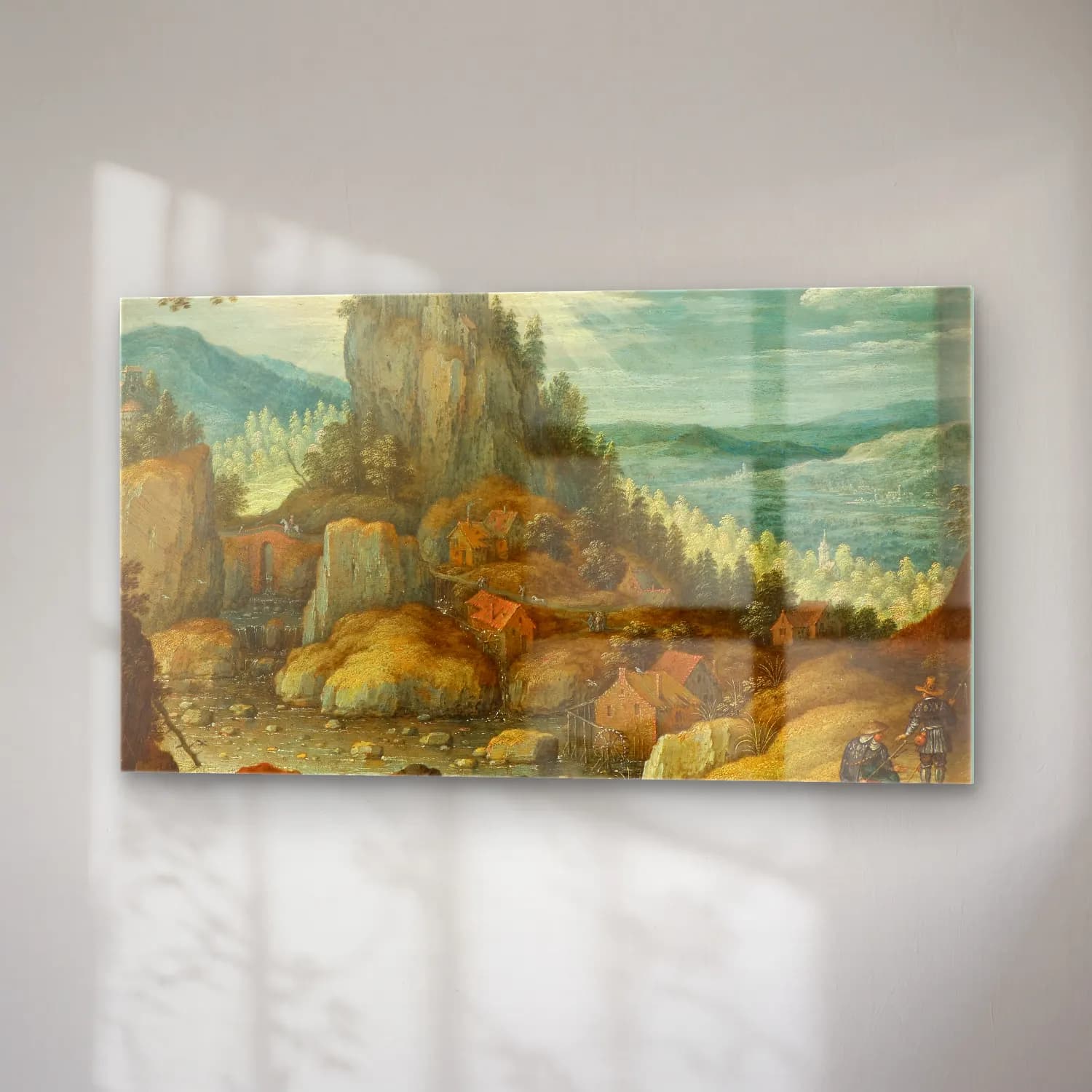 Marten Ryckaert – Landscape with a Fortress cam tablo — sağ açıdan görünüm