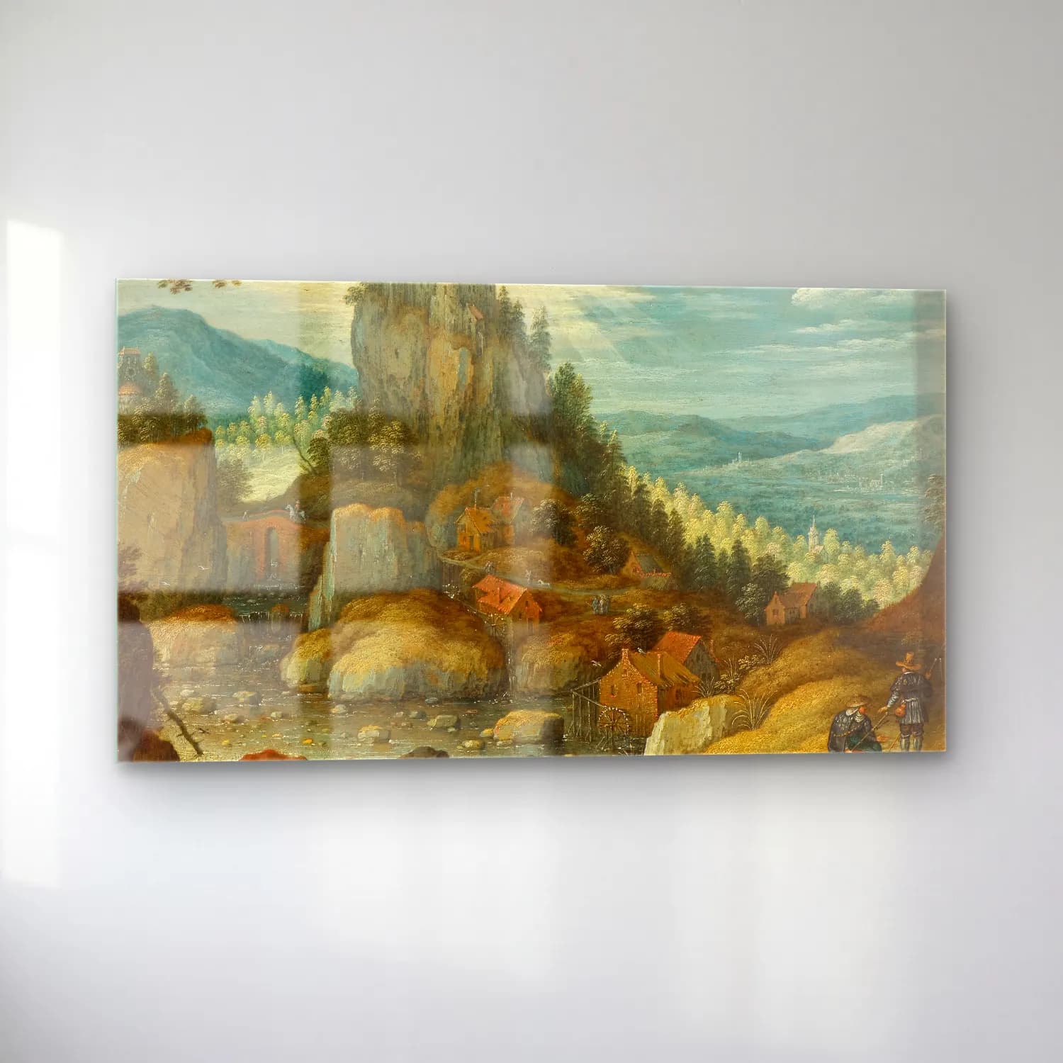 Marten Ryckaert – Landscape with a Fortress cam tablo — sol açıdan görünüm