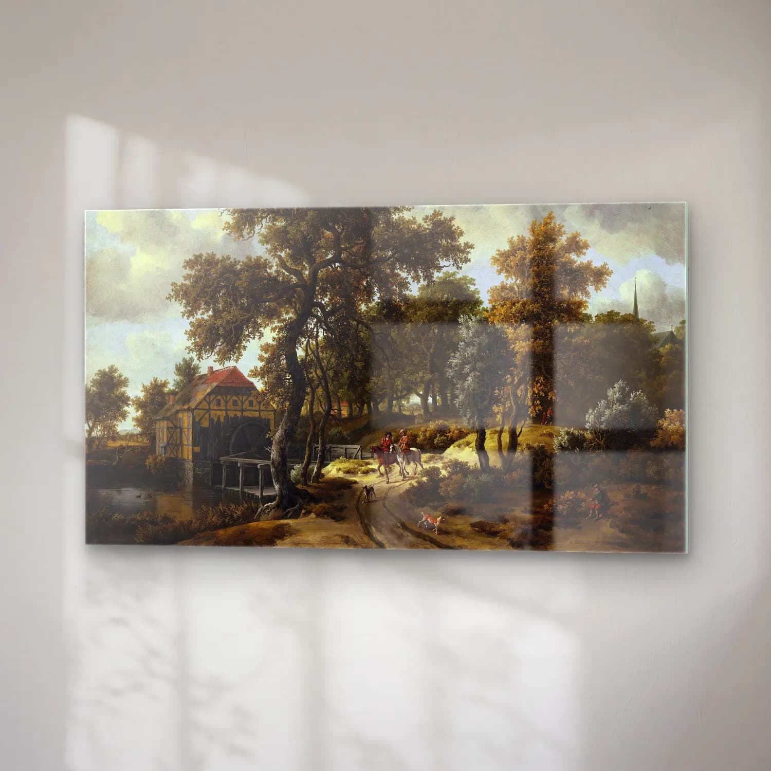 Meindert Hobbema – The Travelers cam tablo — sağ açıdan görünüm