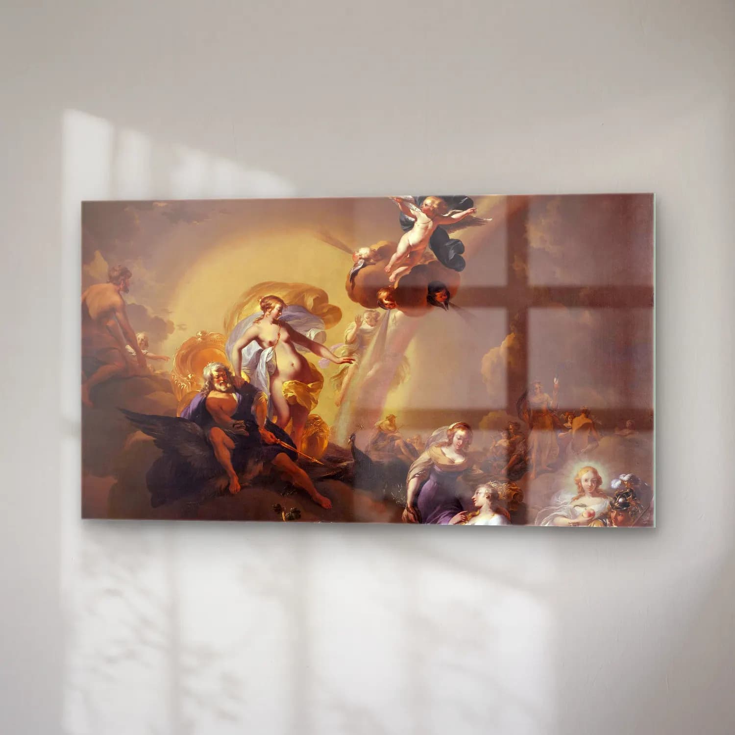 Nicolaes Pietersz. Berchem – Allegory On The Expansion Of Amsterdam (C.1663) cam tablo — sağ açıdan görünüm