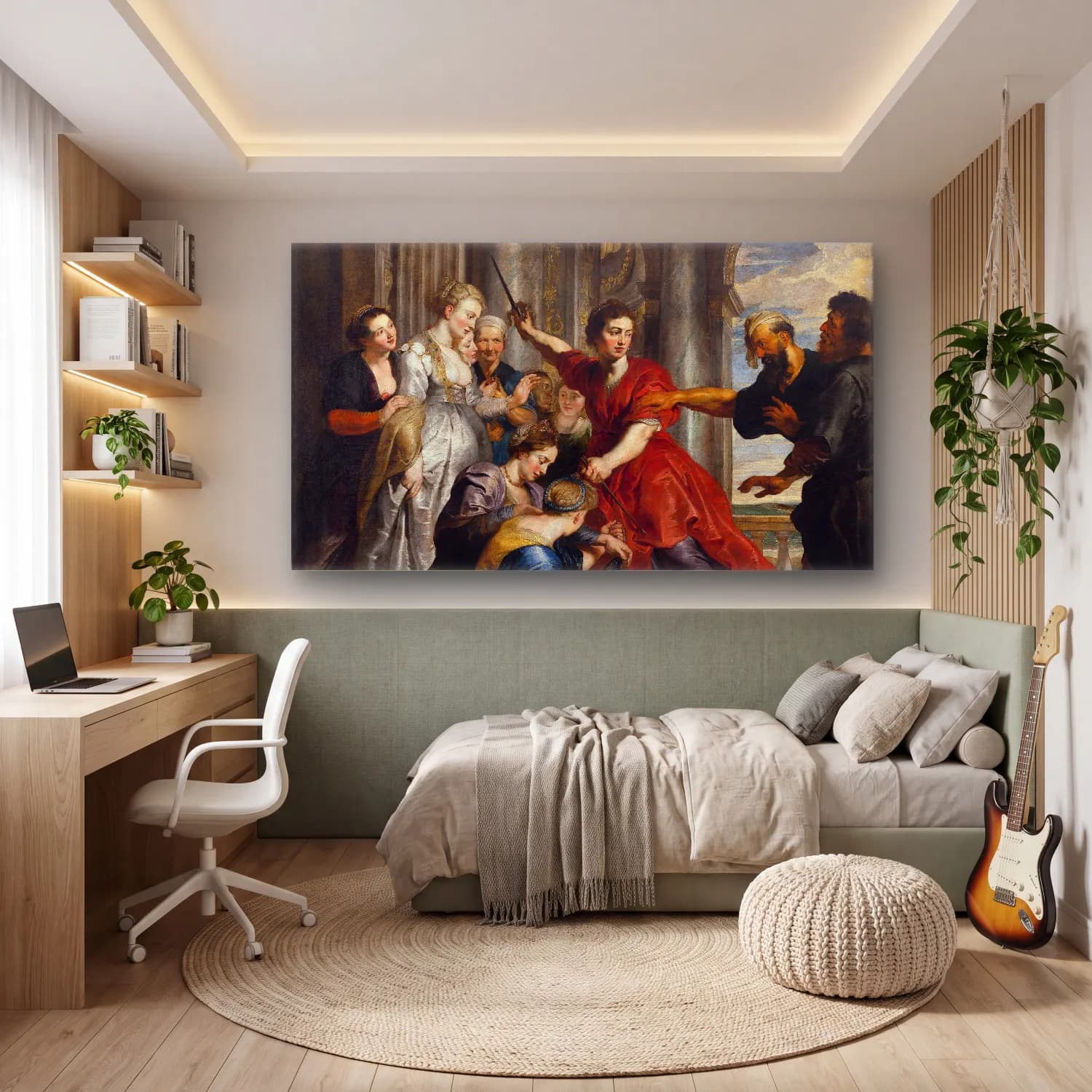 Peter Paul Rubens – Achilles discovered cam tablo — genç odasında
