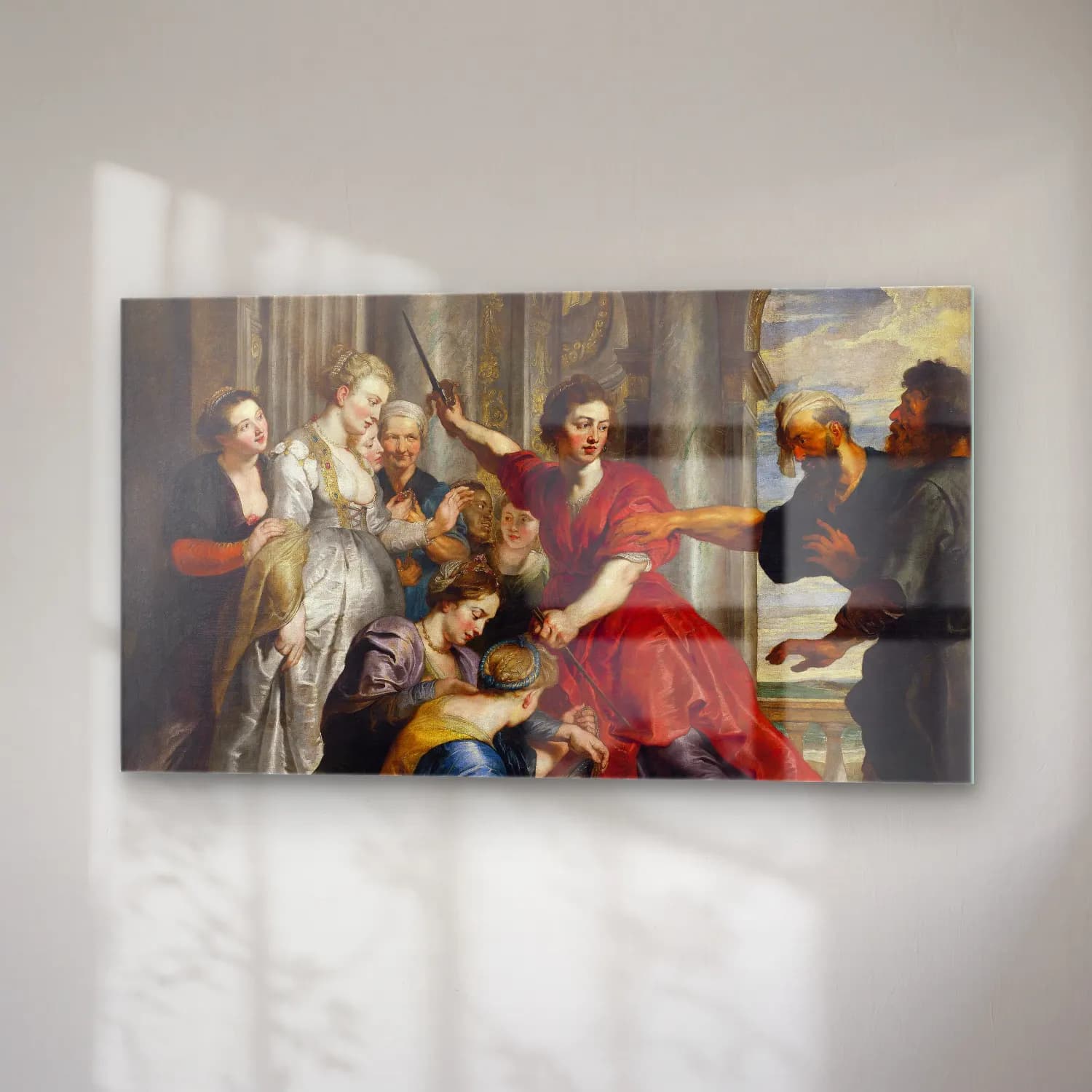 Peter Paul Rubens – Achilles discovered cam tablo — sağ açıdan görünüm