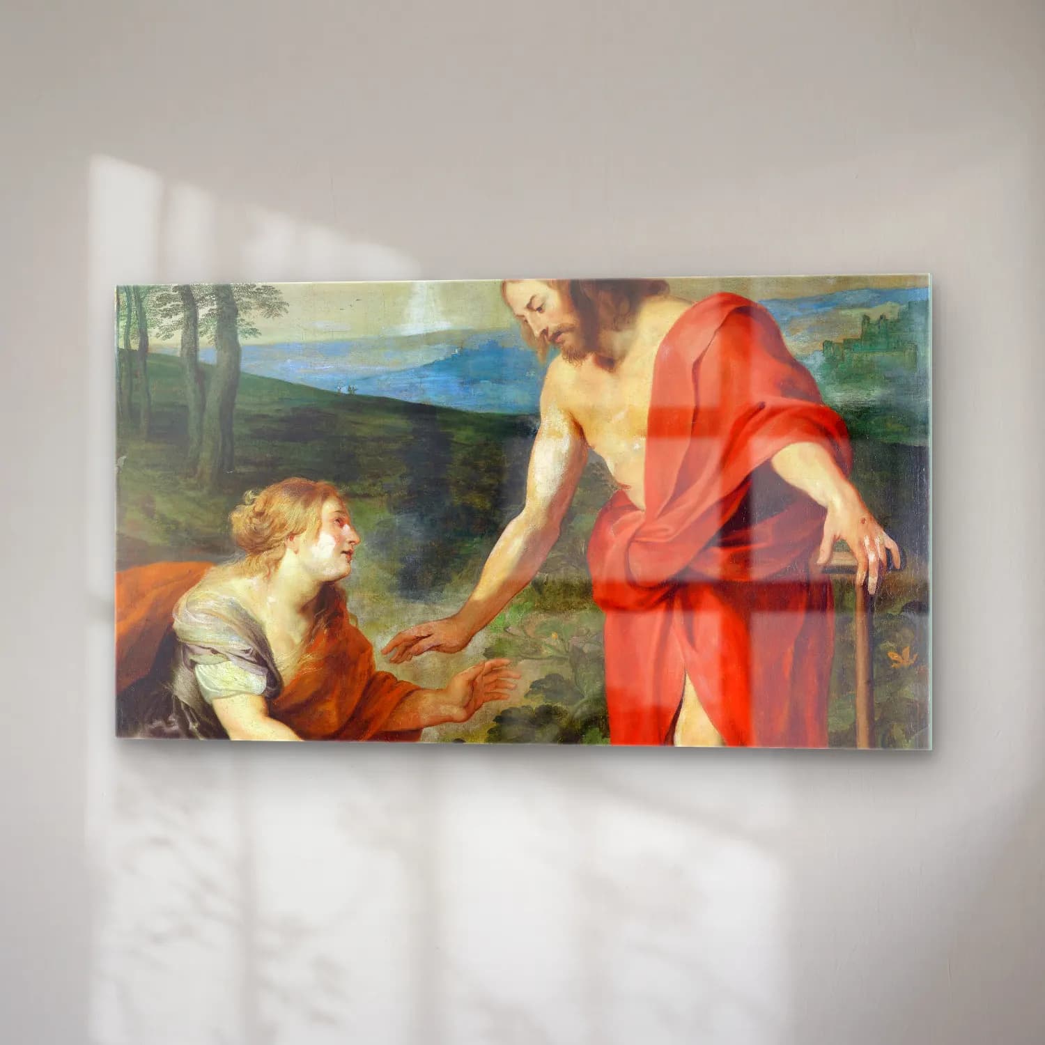 Peter Paul Rubens – Christ Appears to Mary Magdalene cam tablo — sağ açıdan görünüm