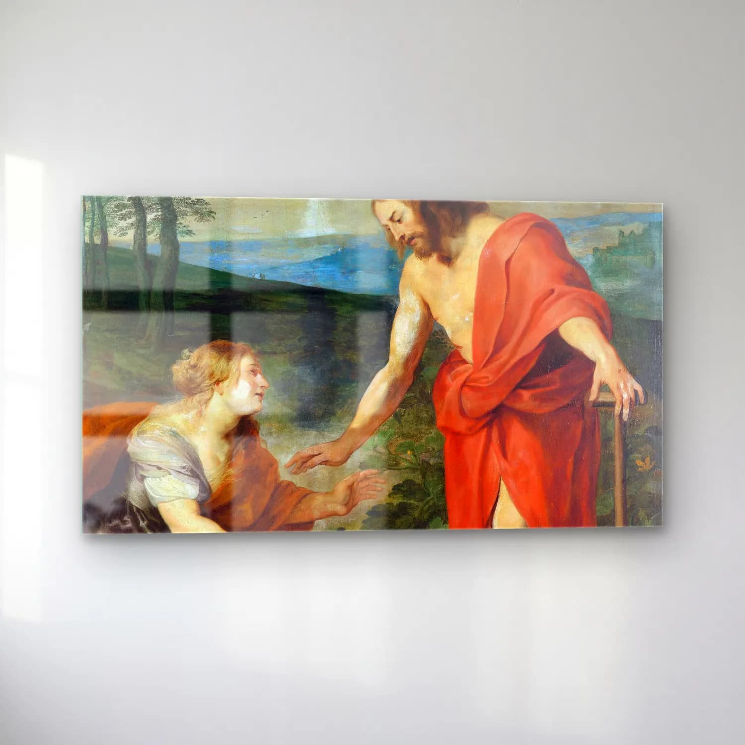 Peter Paul Rubens – Christ Appears to Mary Magdalene cam tablo — sol açıdan görünüm