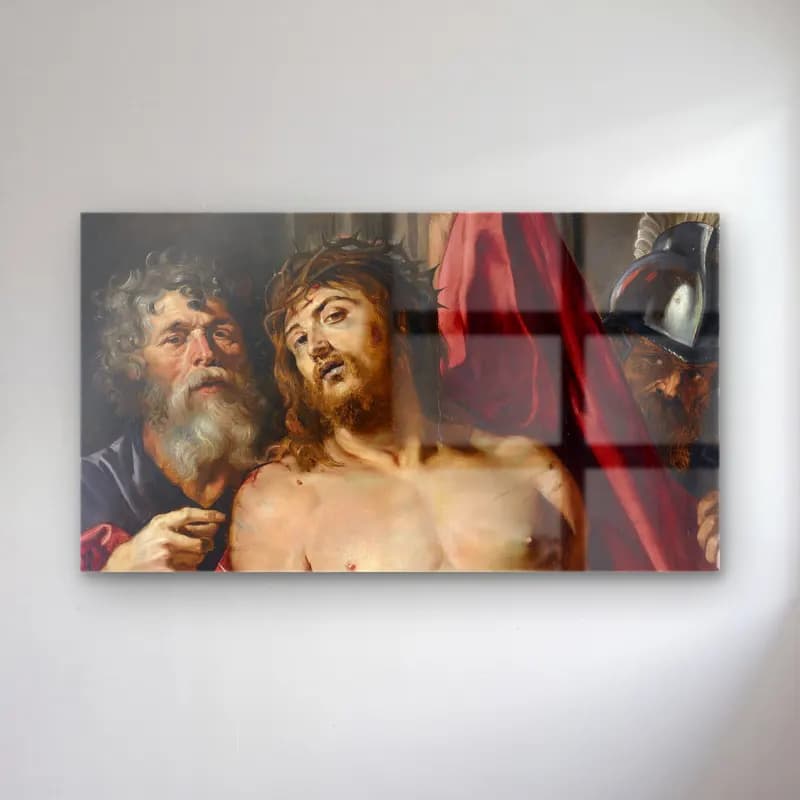 Peter Paul Rubens – Ecce homo cam tablo — Peter Paul Rubens – Ecce homo — yağlı boya dini sahne