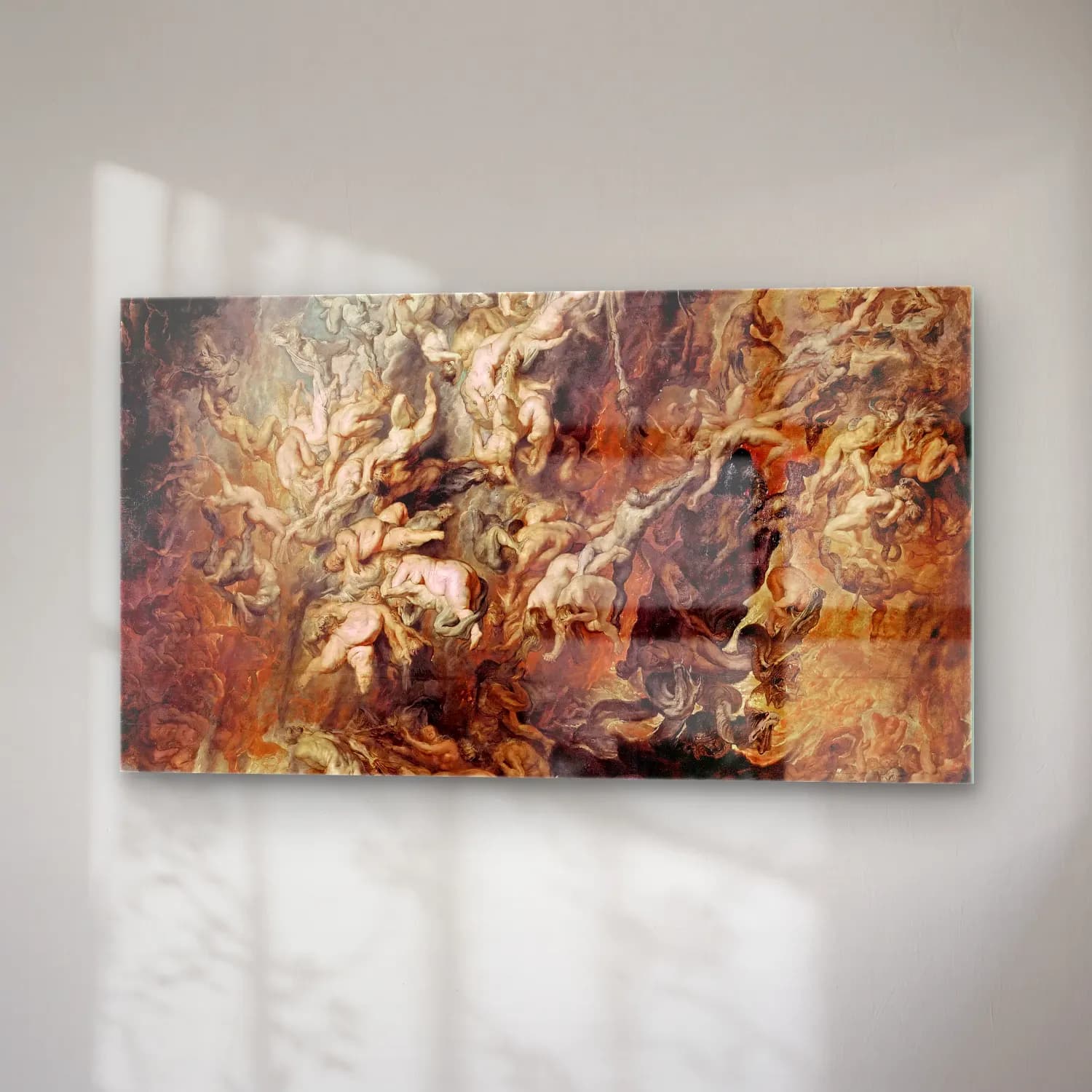 Peter Paul Rubens – Fall of the Damned (first half of 17th century) cam tablo — sağ açıdan görünüm