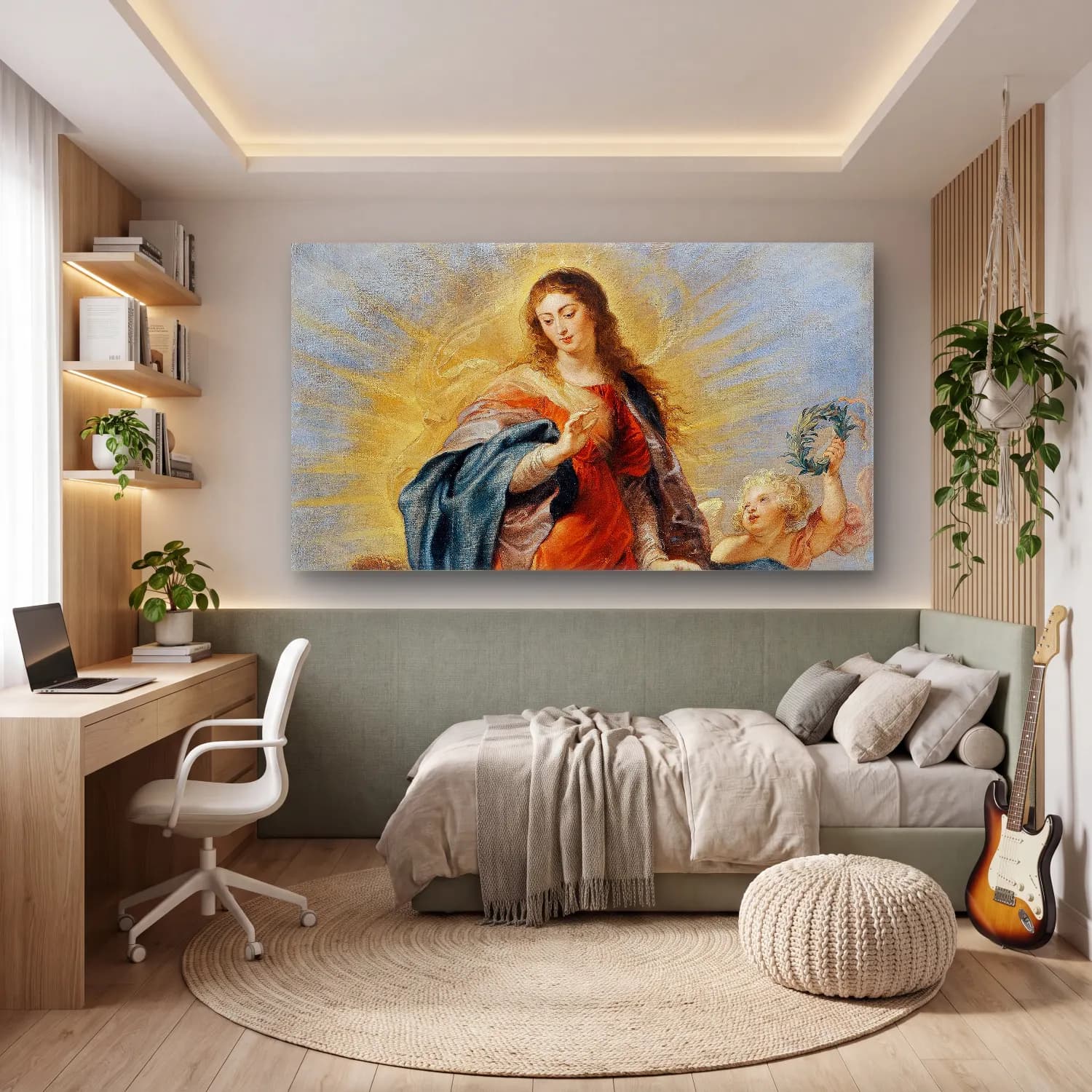 Peter Paul Rubens – Immaculate Conception cam tablo — genç odasında