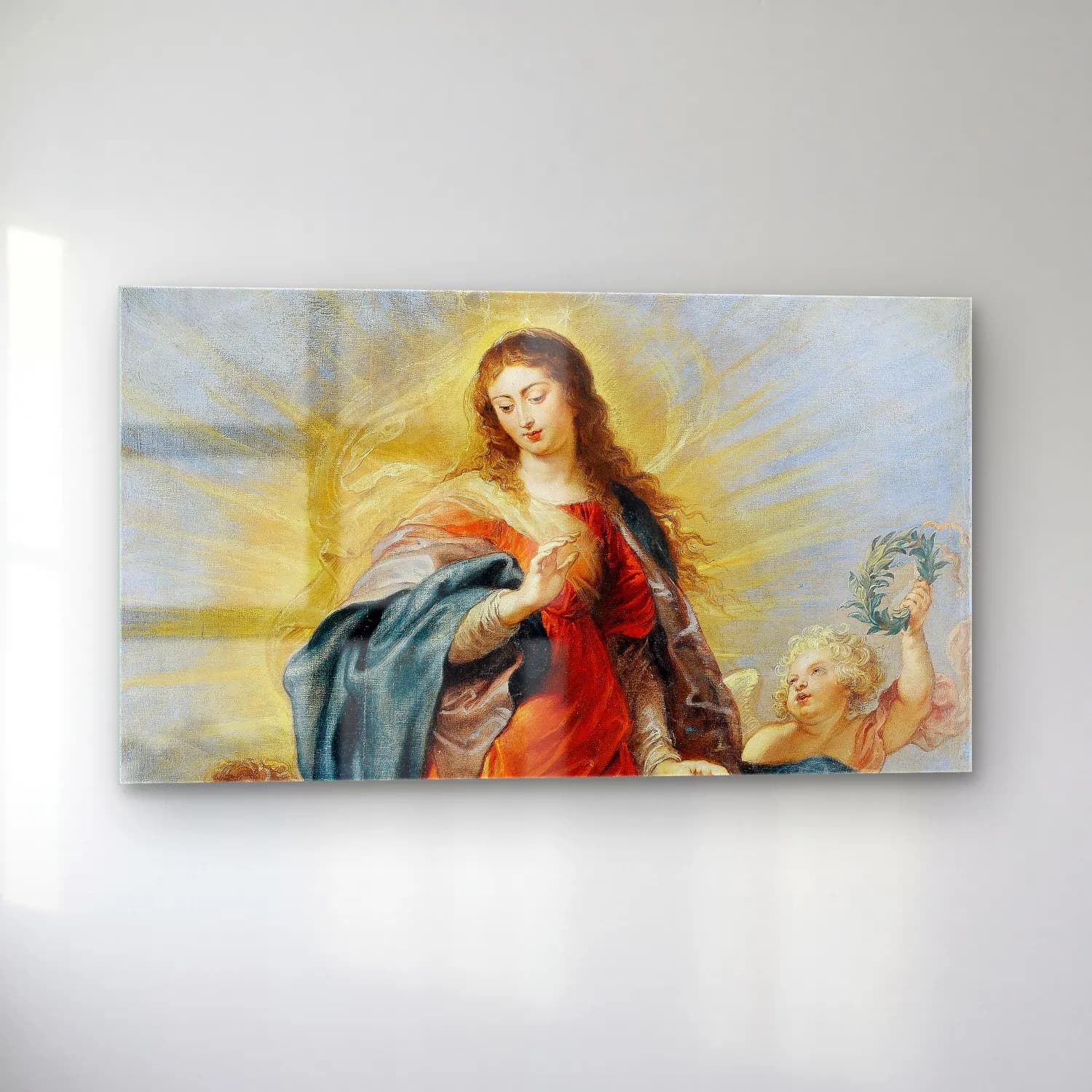 Peter Paul Rubens – Immaculate Conception cam tablo — sol açıdan görünüm