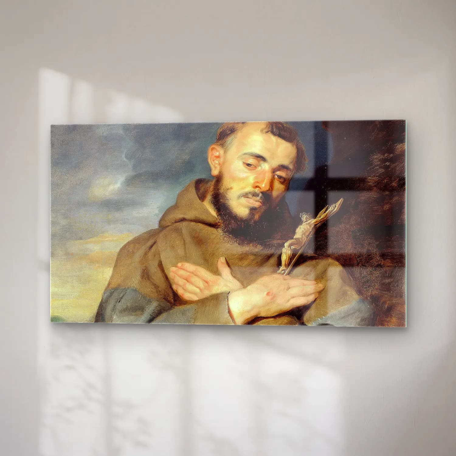 Peter Paul Rubens – Saint Francis cam tablo — sağ açıdan görünüm