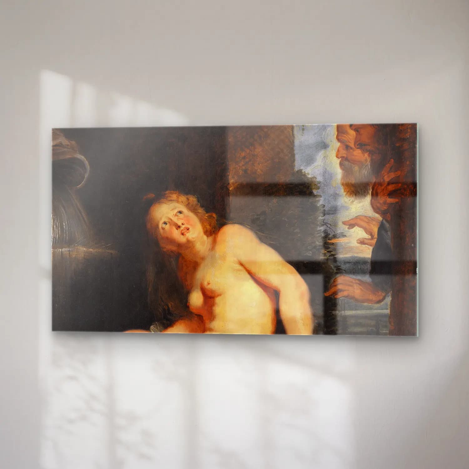 Peter Paul Rubens – Susanna and the Elders cam tablo — sağ açıdan görünüm