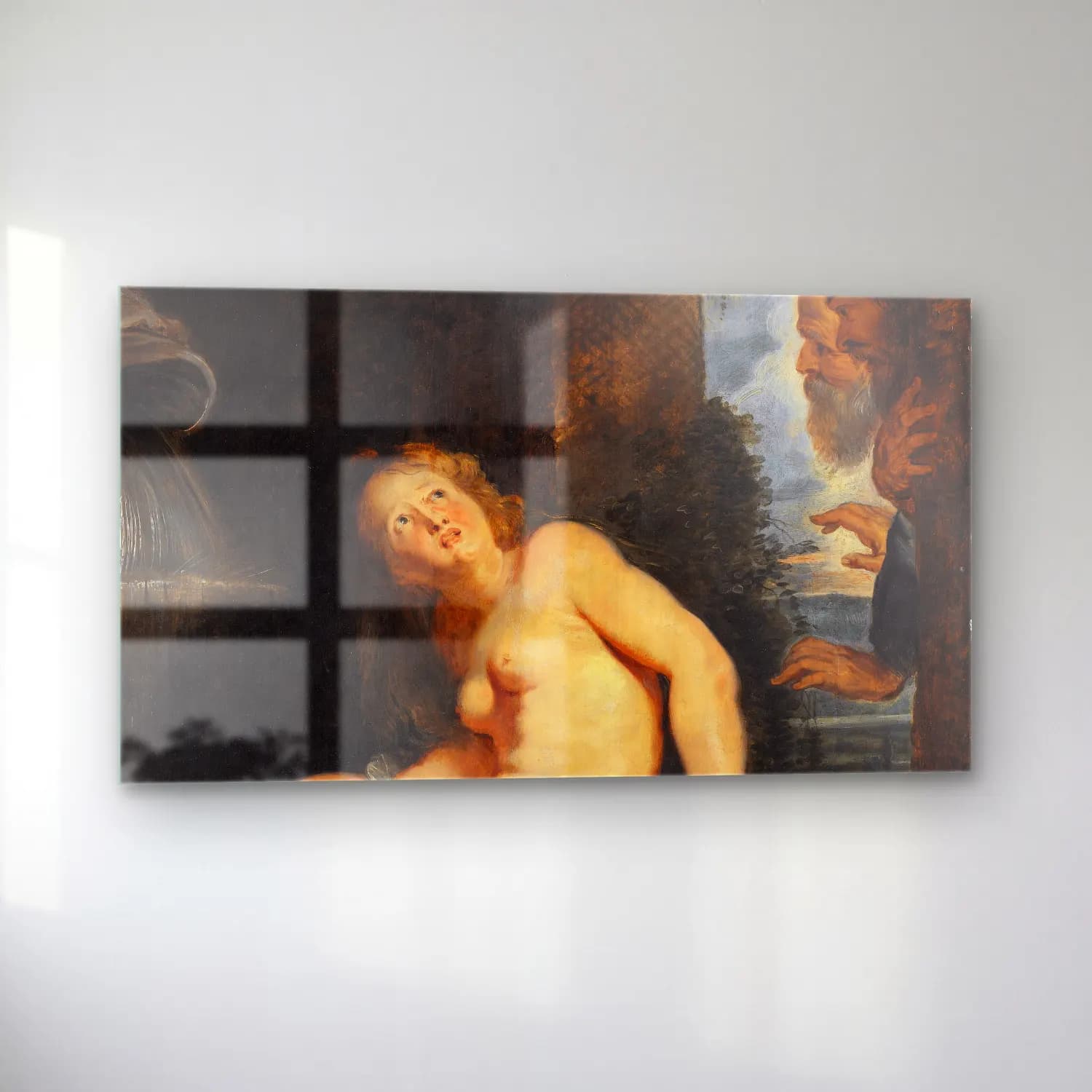 Peter Paul Rubens – Susanna and the Elders cam tablo — sol açıdan görünüm
