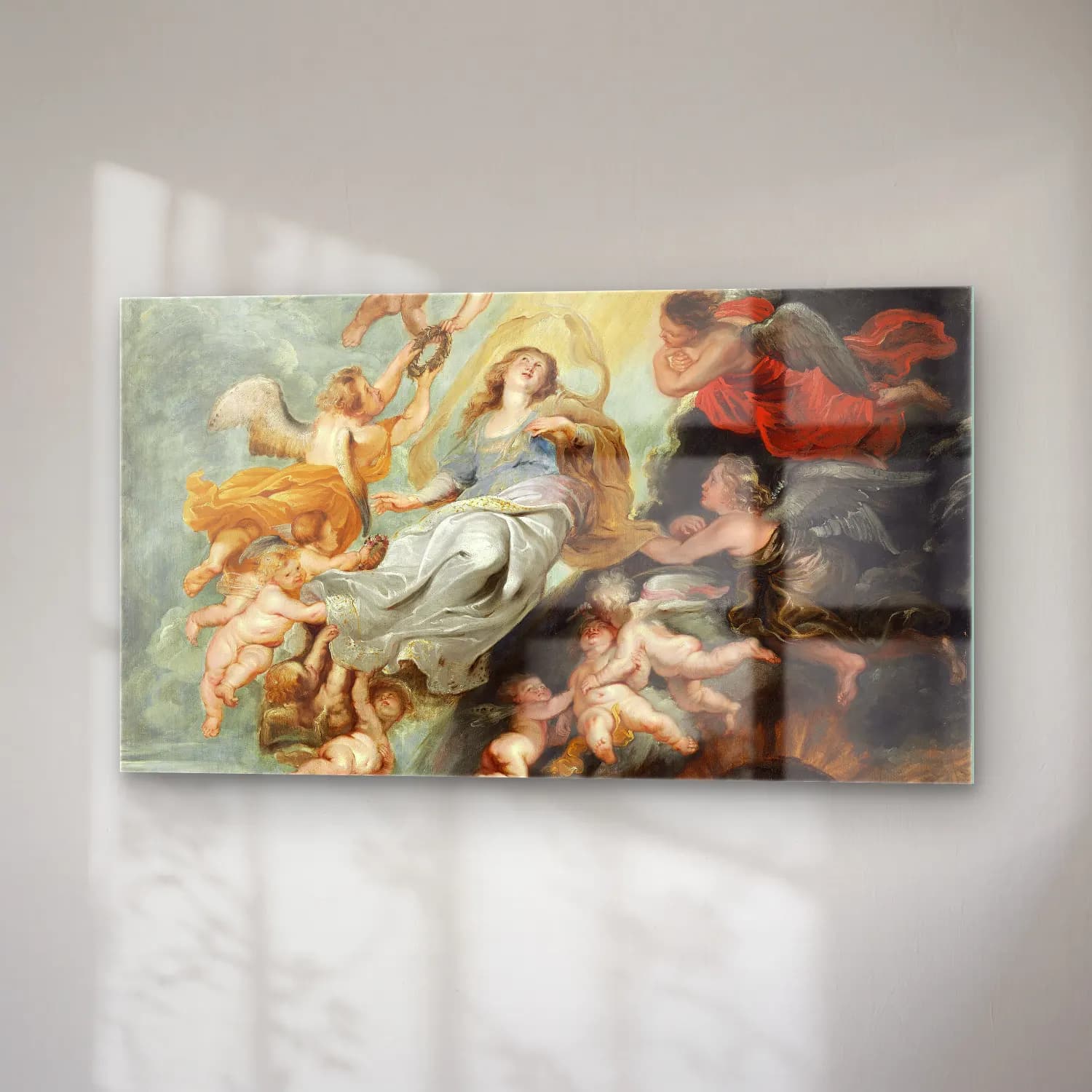 Peter Paul Rubens – The Assumption of the Virgin (probably mid 1620s) cam tablo — sağ açıdan görünüm