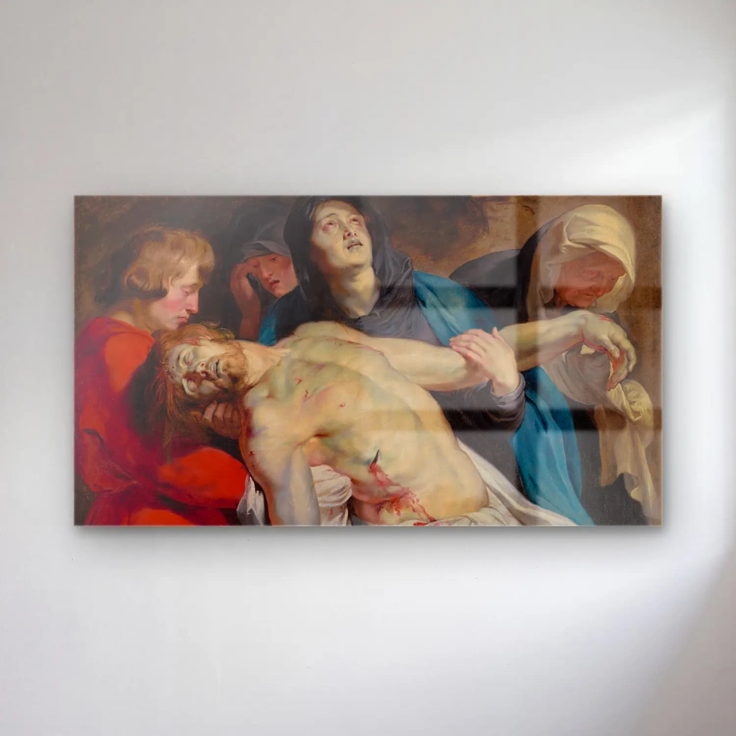 Peter Paul Rubens – The Entombment cam tablo — Peter Paul Rubens – The Entombment — yağlı boya dini sahne