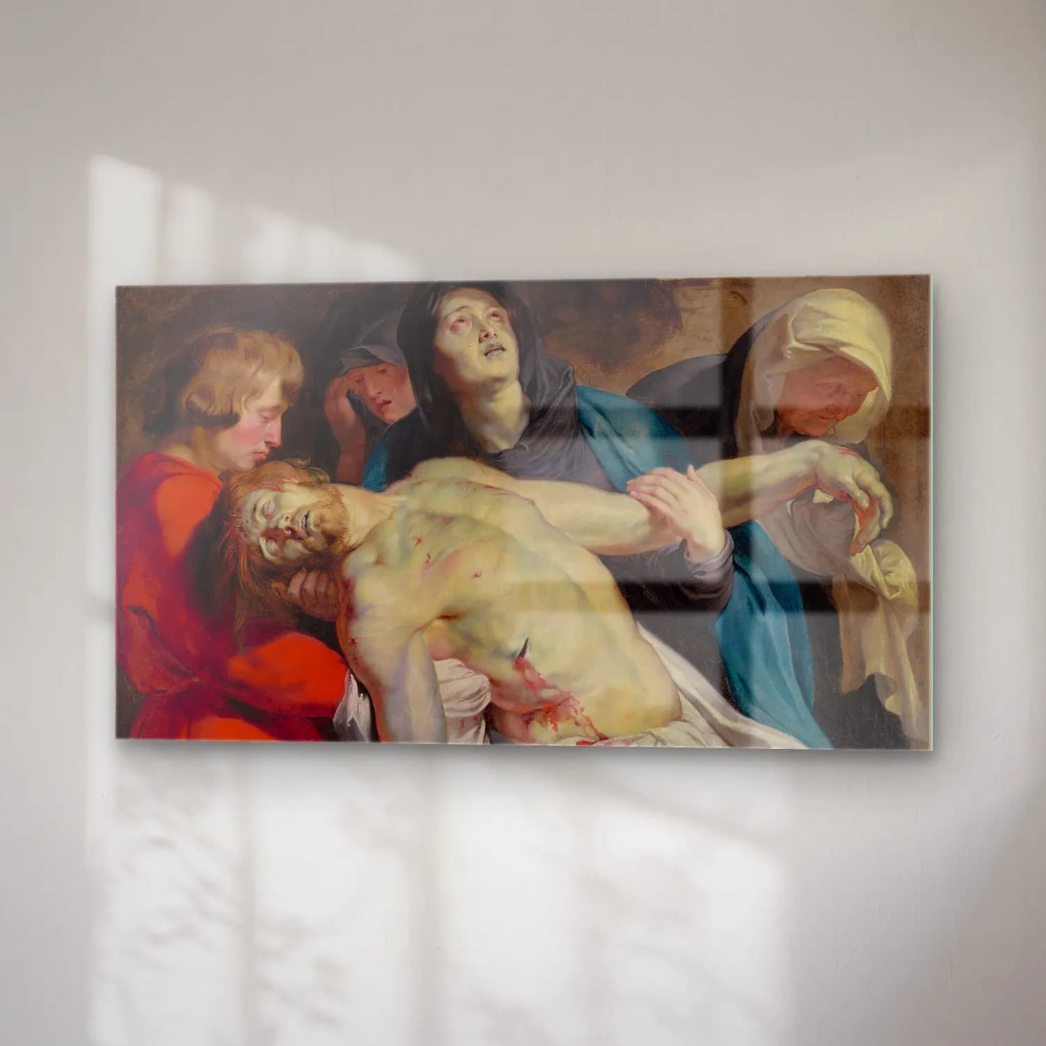 Peter Paul Rubens – The Entombment cam tablo — sağ açıdan görünüm
