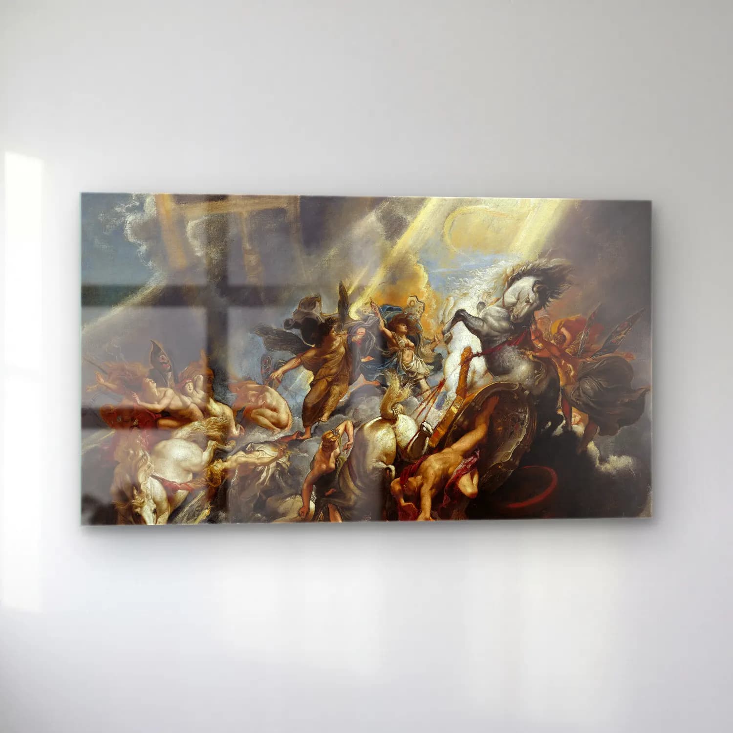 Peter Paul Rubens – The Fall of Phaeton (C. 1604-1605) cam tablo — sol açıdan görünüm