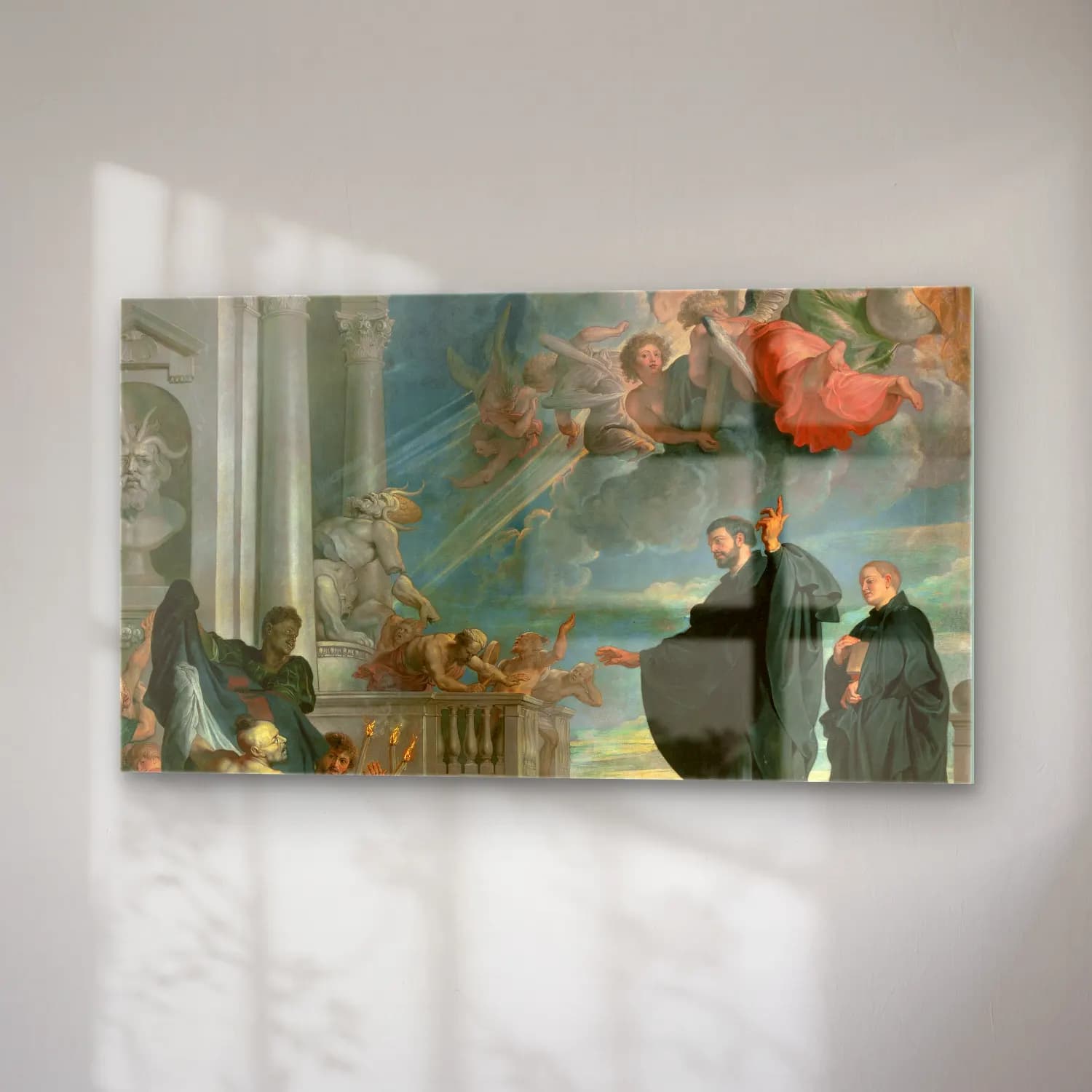 Peter Paul Rubens – The miracles of St. Francis Xavier (between 1617 and 1618) cam tablo — sağ açıdan görünüm