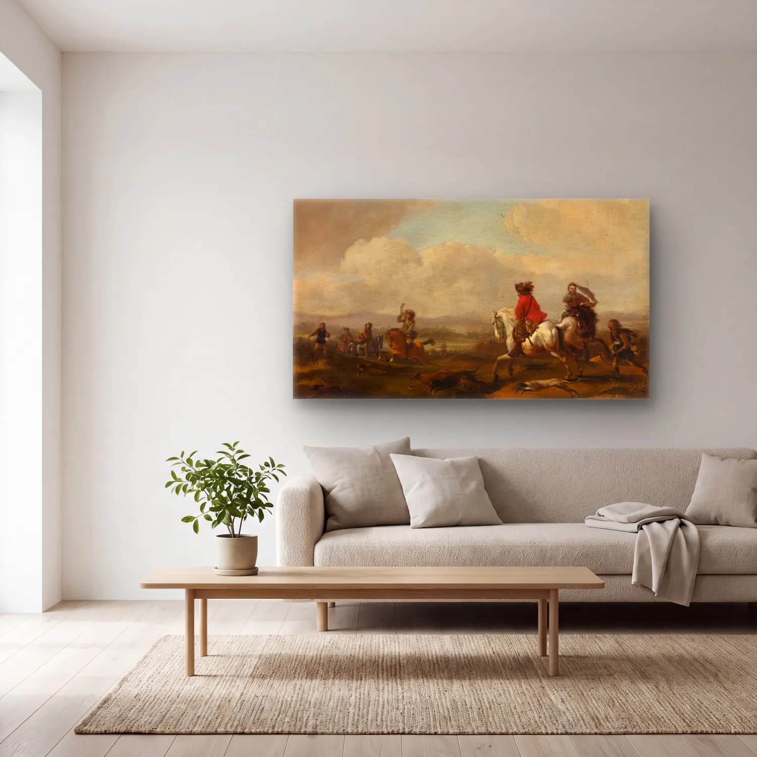 Philips Wouwerman – The Drive cam tablo — açık renk salonda