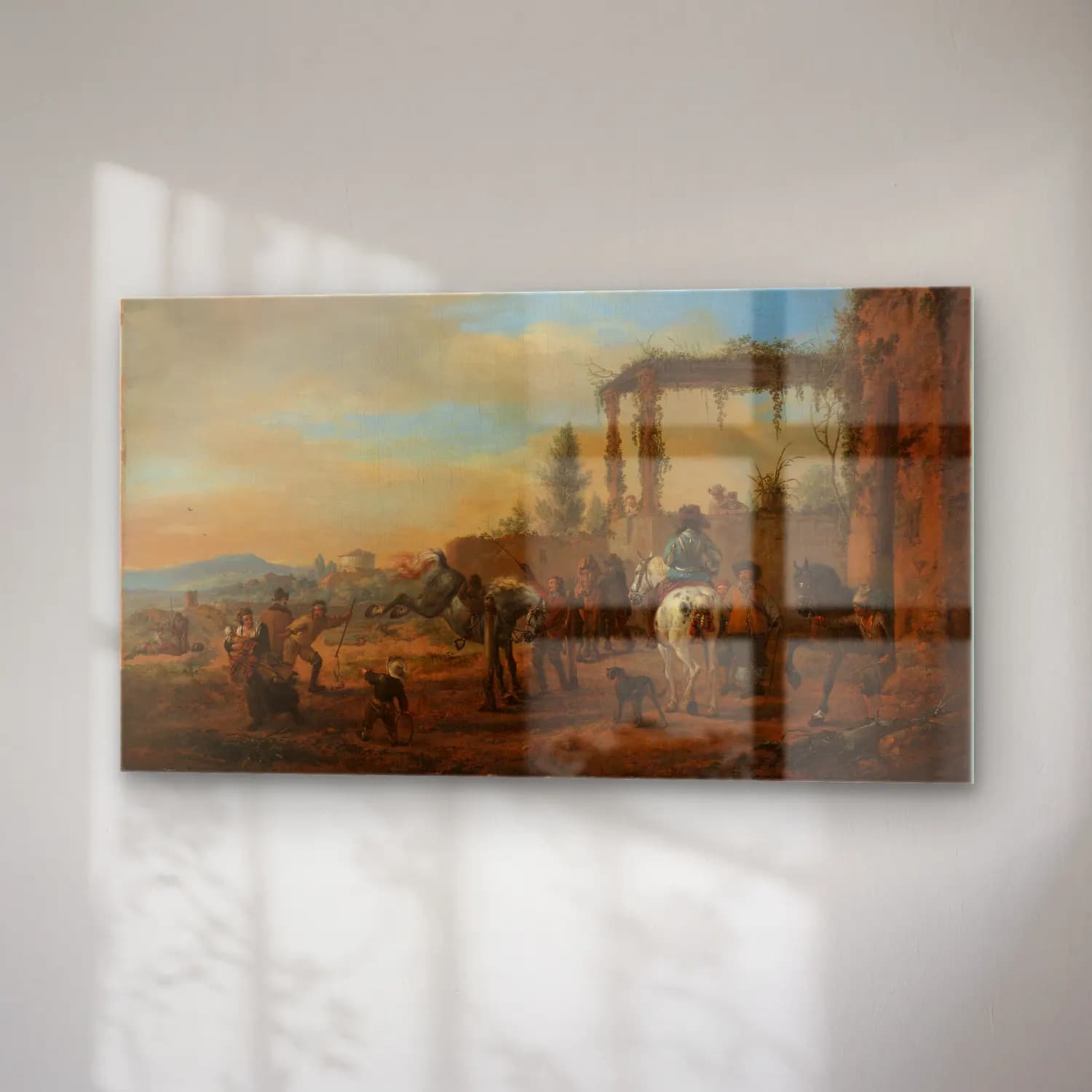Philips Wouwerman – The Riding School cam tablo — sağ açıdan görünüm