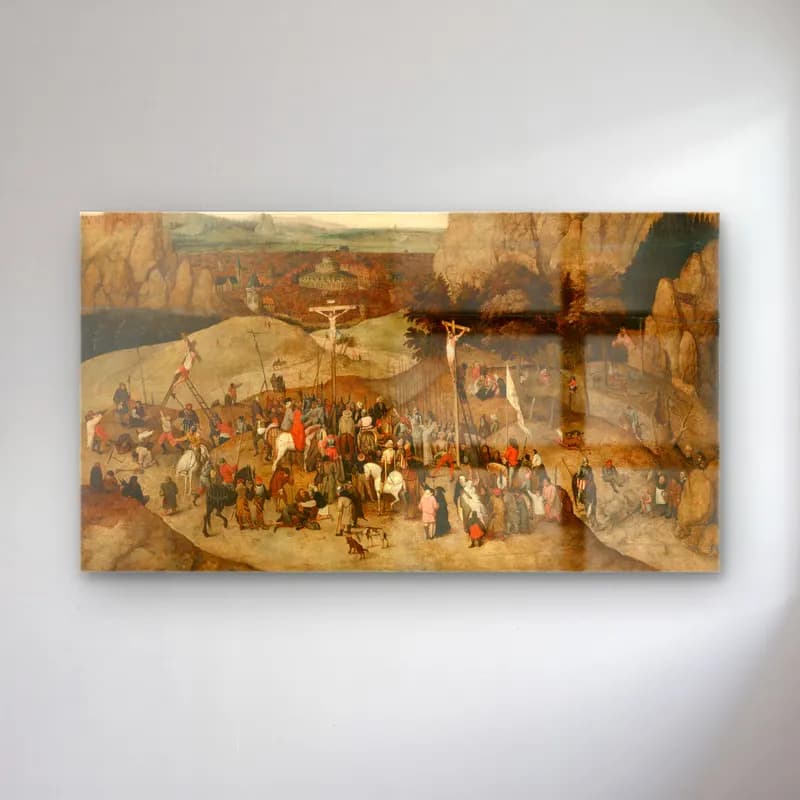 Pieter Brueghel The Younger – Calvary cam tablo — Pieter Brueghel The Younger – Calvary — yağlı boya dini sahne