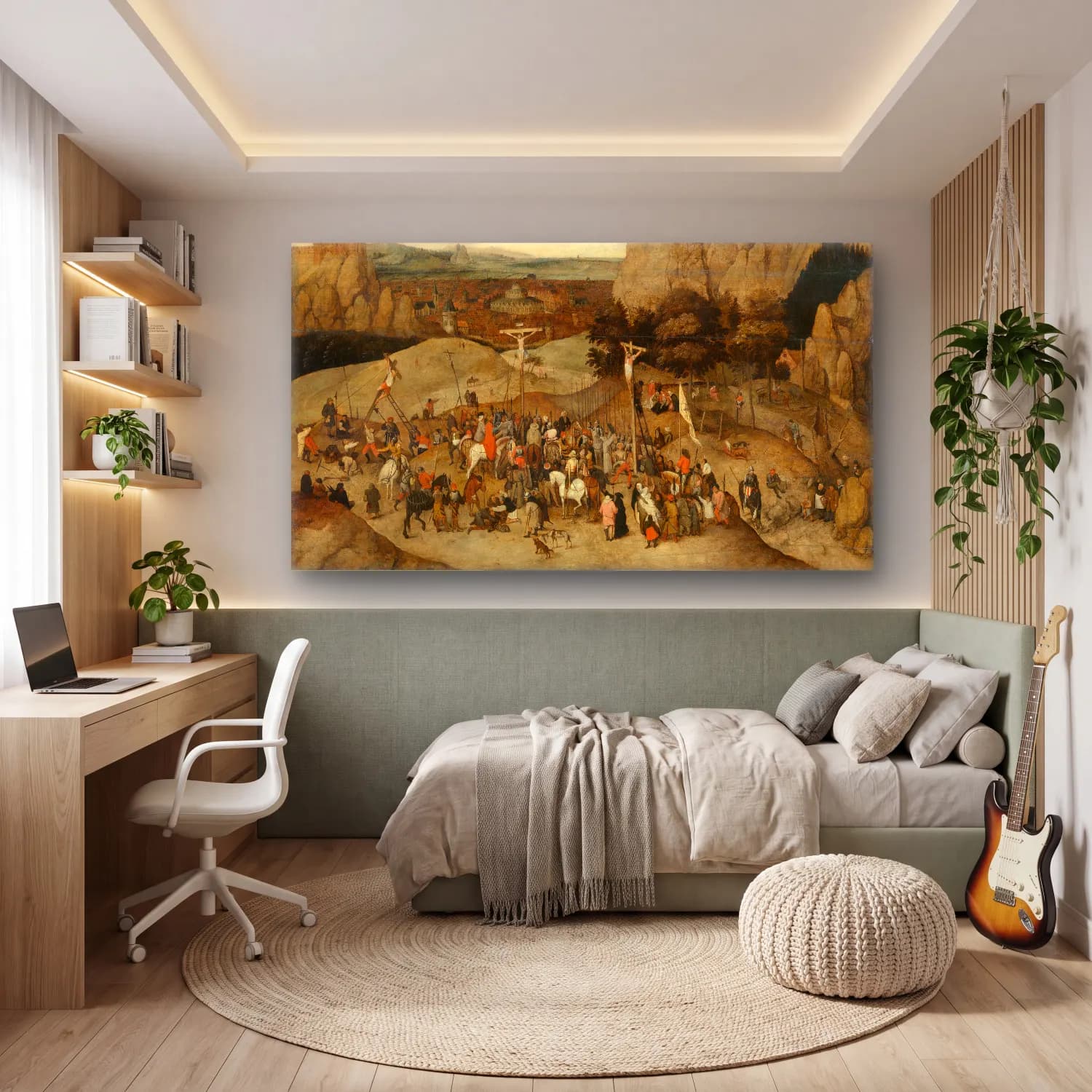 Pieter Brueghel The Younger – Calvary cam tablo — genç odasında