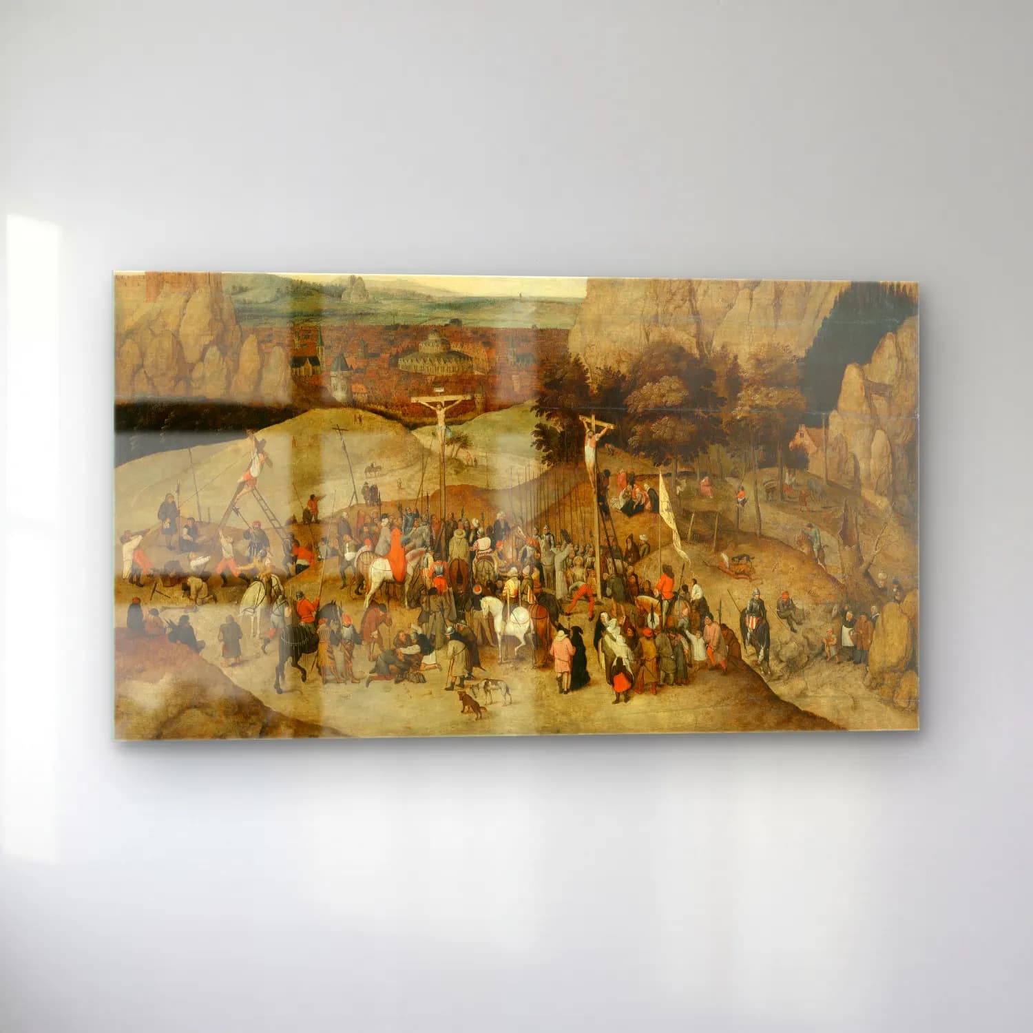 Pieter Brueghel The Younger – Calvary cam tablo — sol açıdan görünüm
