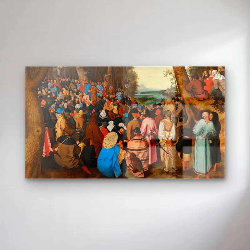 Pieter Brueghel The Younger – The Outdoor Wedding Feast cam tablo — Pieter Brueghel The Younger – The Outdoor Wedding Feast — yağlı boya dini sahne