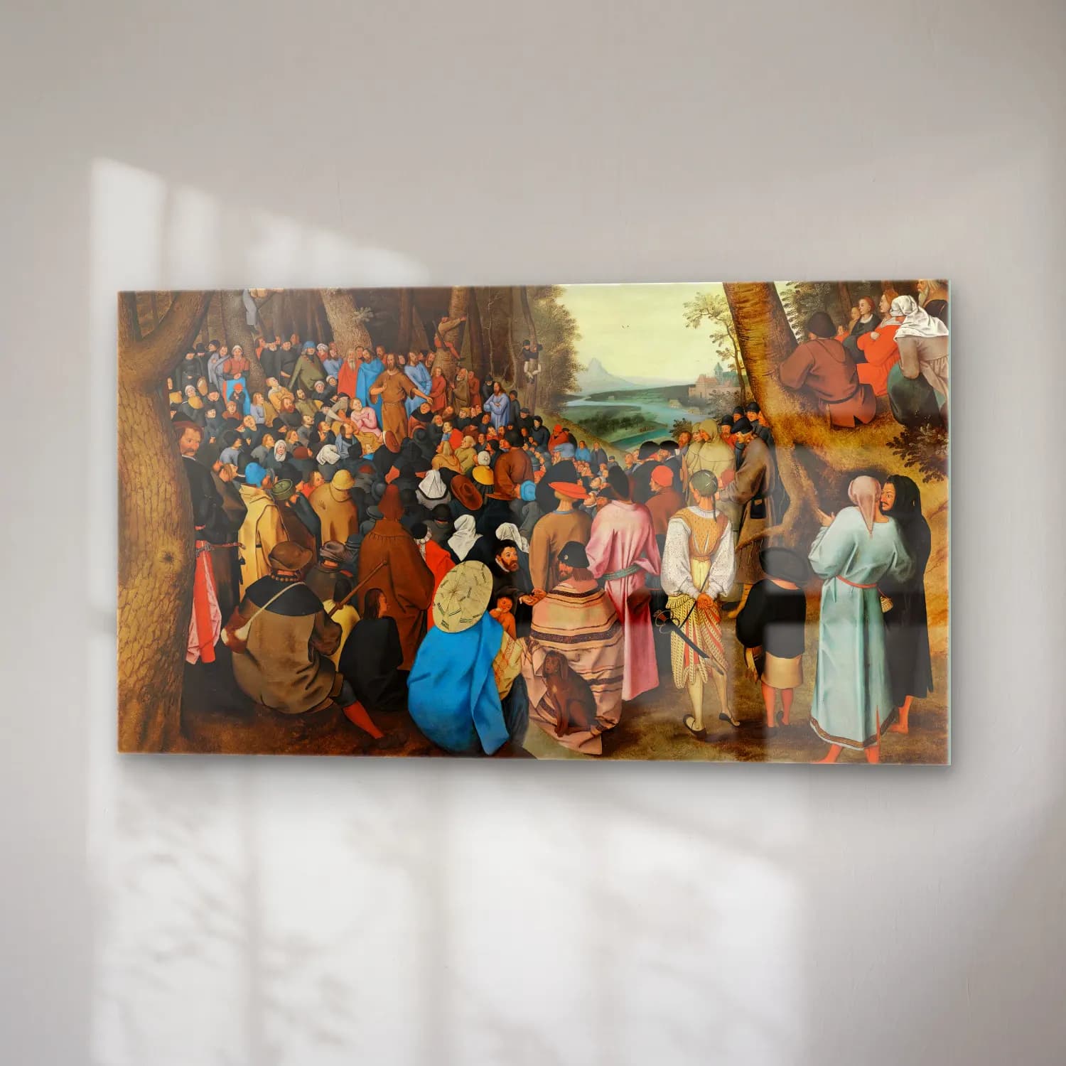 Pieter Brueghel The Younger – The Outdoor Wedding Feast cam tablo — sağ açıdan görünüm