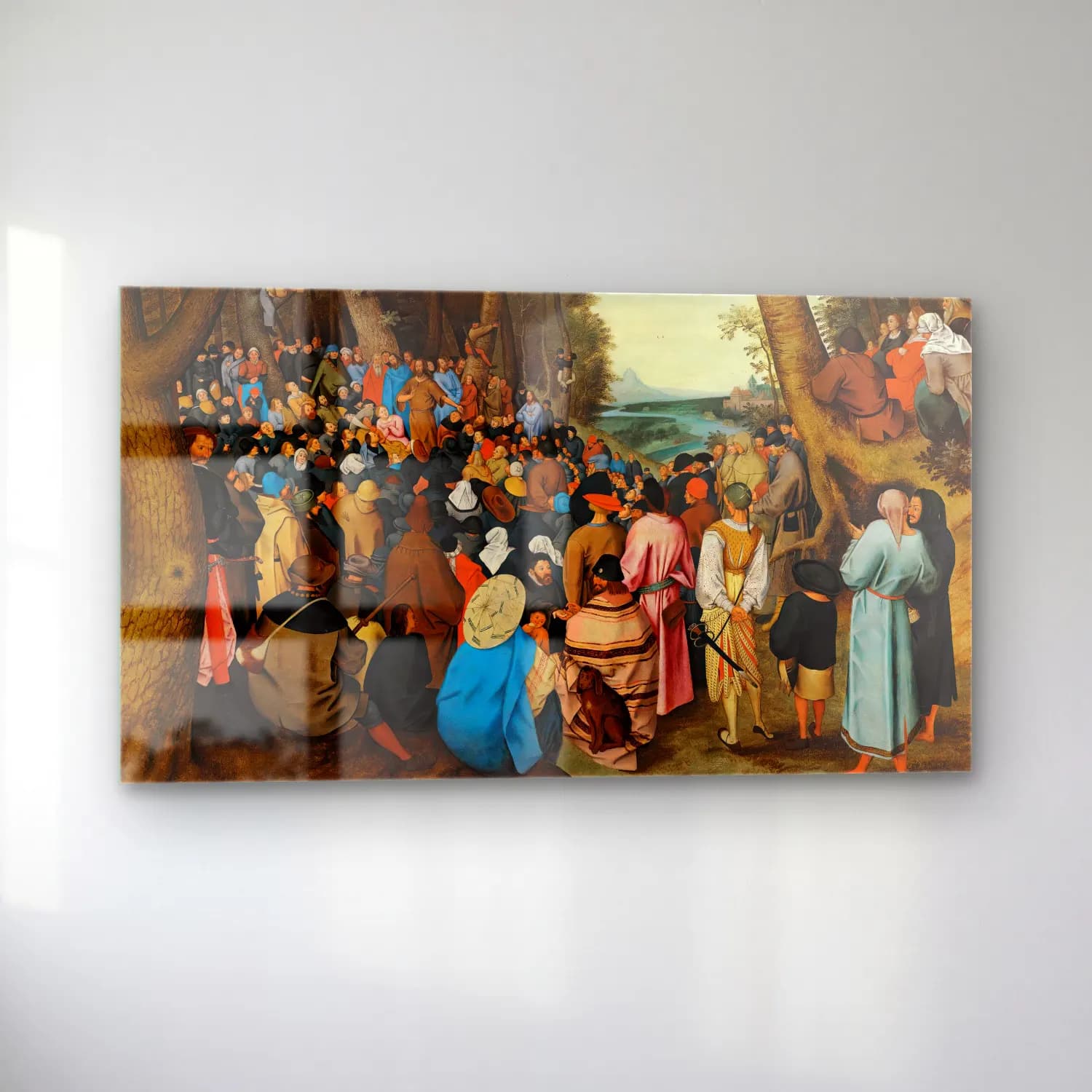 Pieter Brueghel The Younger – The Outdoor Wedding Feast cam tablo — sol açıdan görünüm