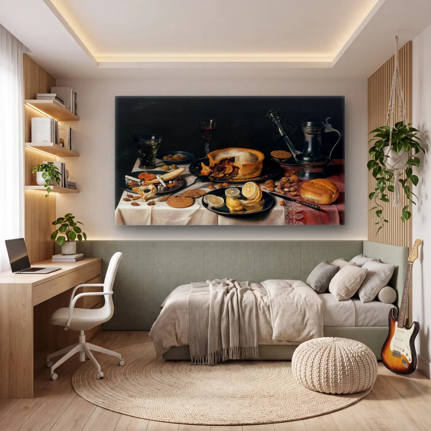 Pieter Claesz – Still Life cam tablo — genç odasında