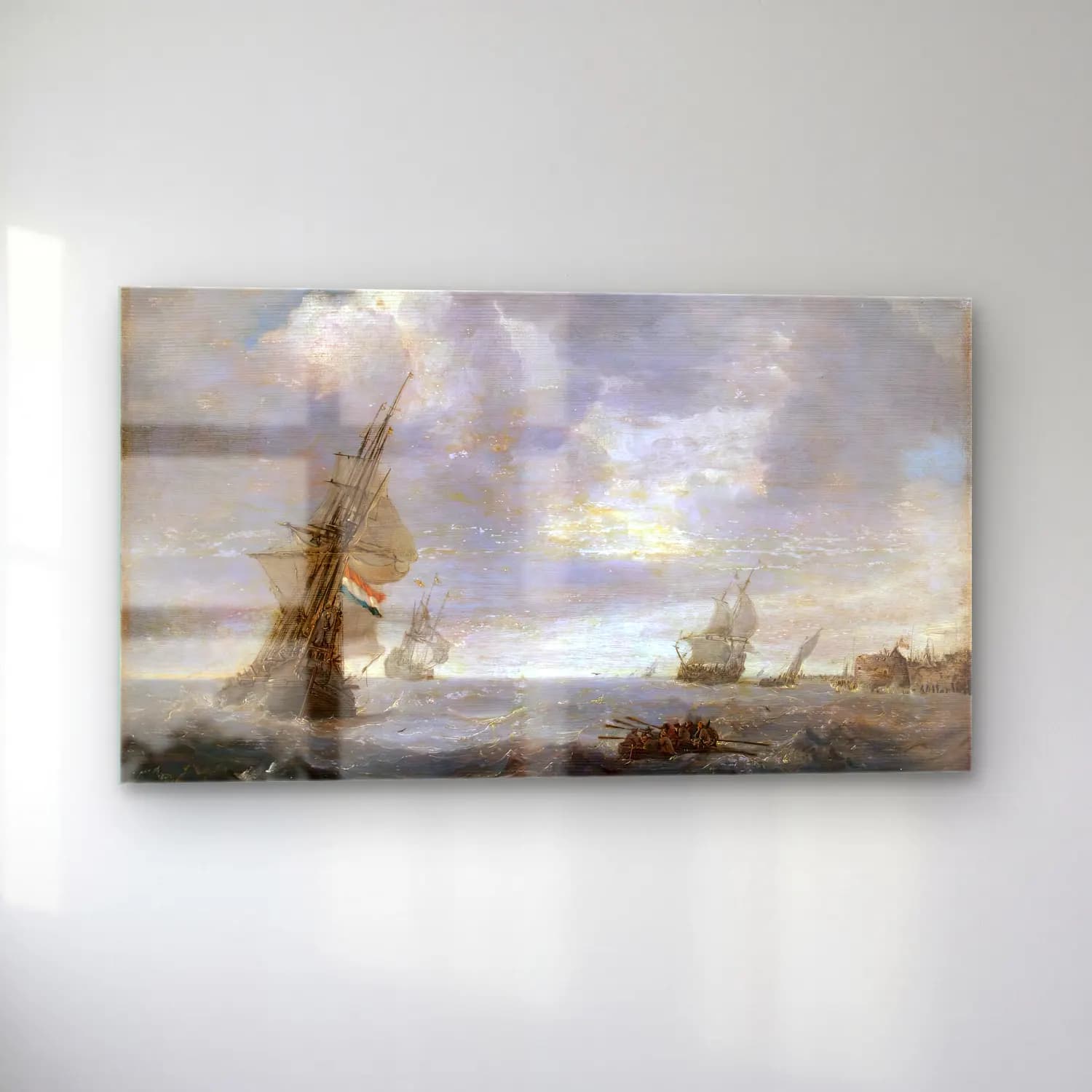 Jan Porcellis – Seascape cam tablo — sol açıdan görünüm