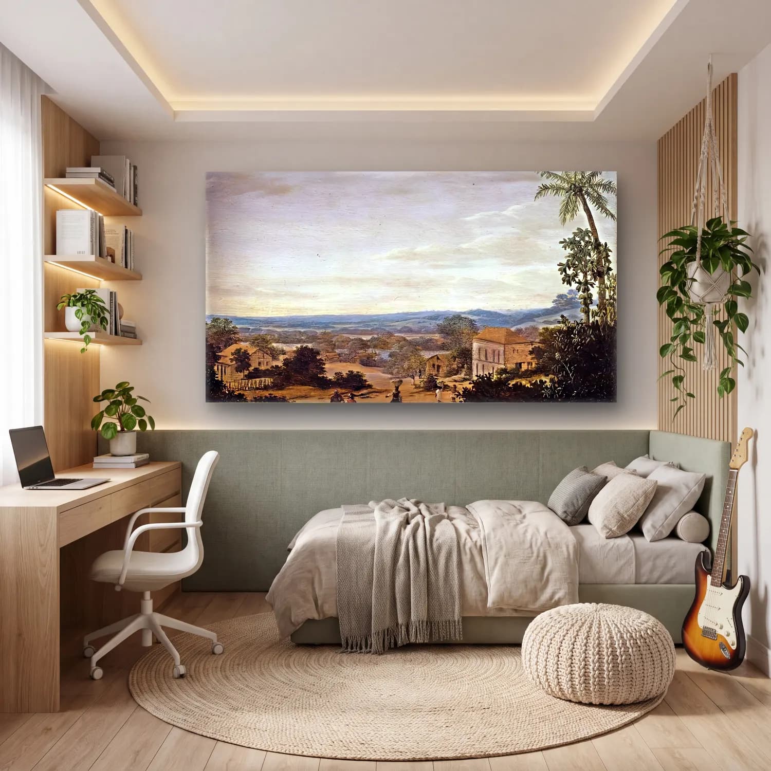 Frans Post – A Brazilian Landscape cam tablo — genç odasında