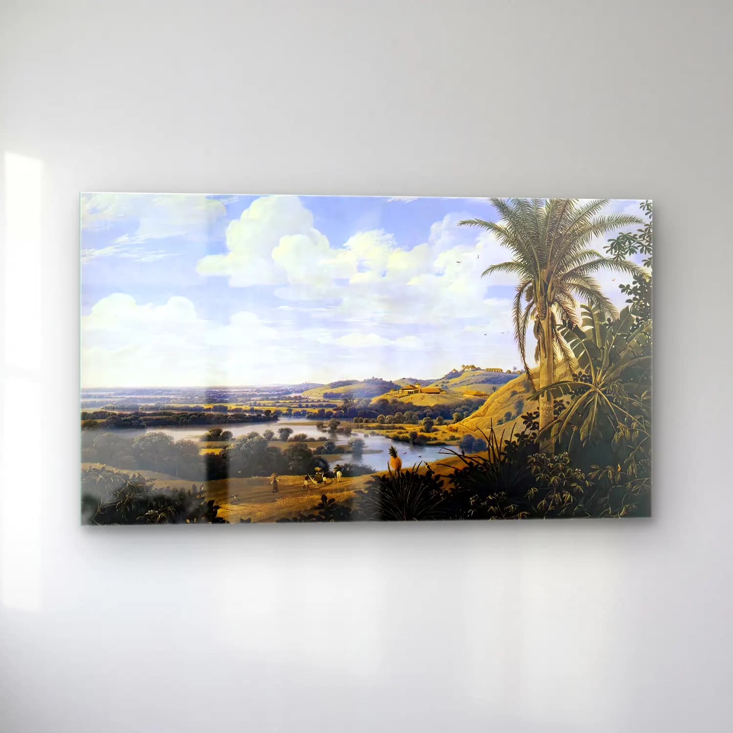 Frans Post – Brazilian Landscape with Anteater cam tablo — sol açıdan görünüm