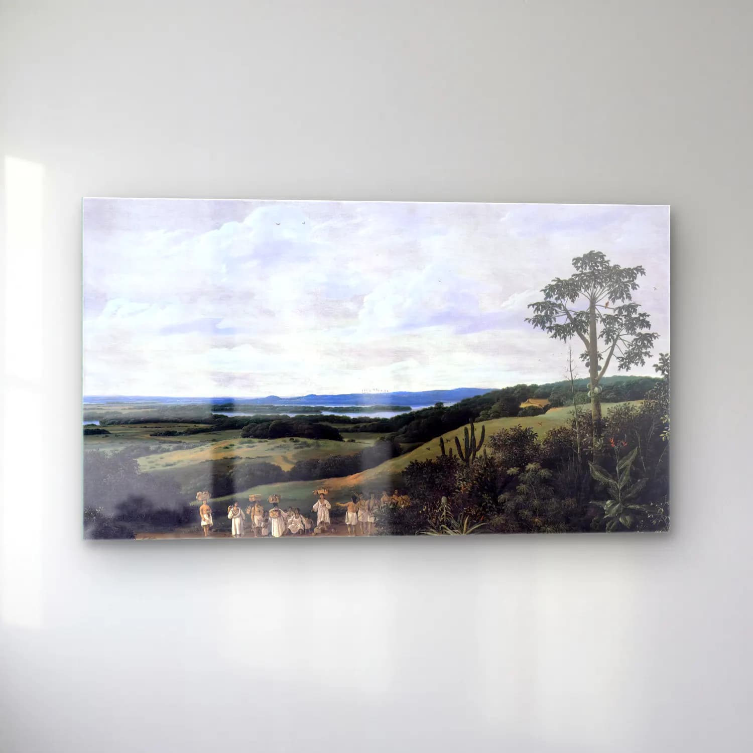 Frans Post – Brazilian Landscape cam tablo — sol açıdan görünüm