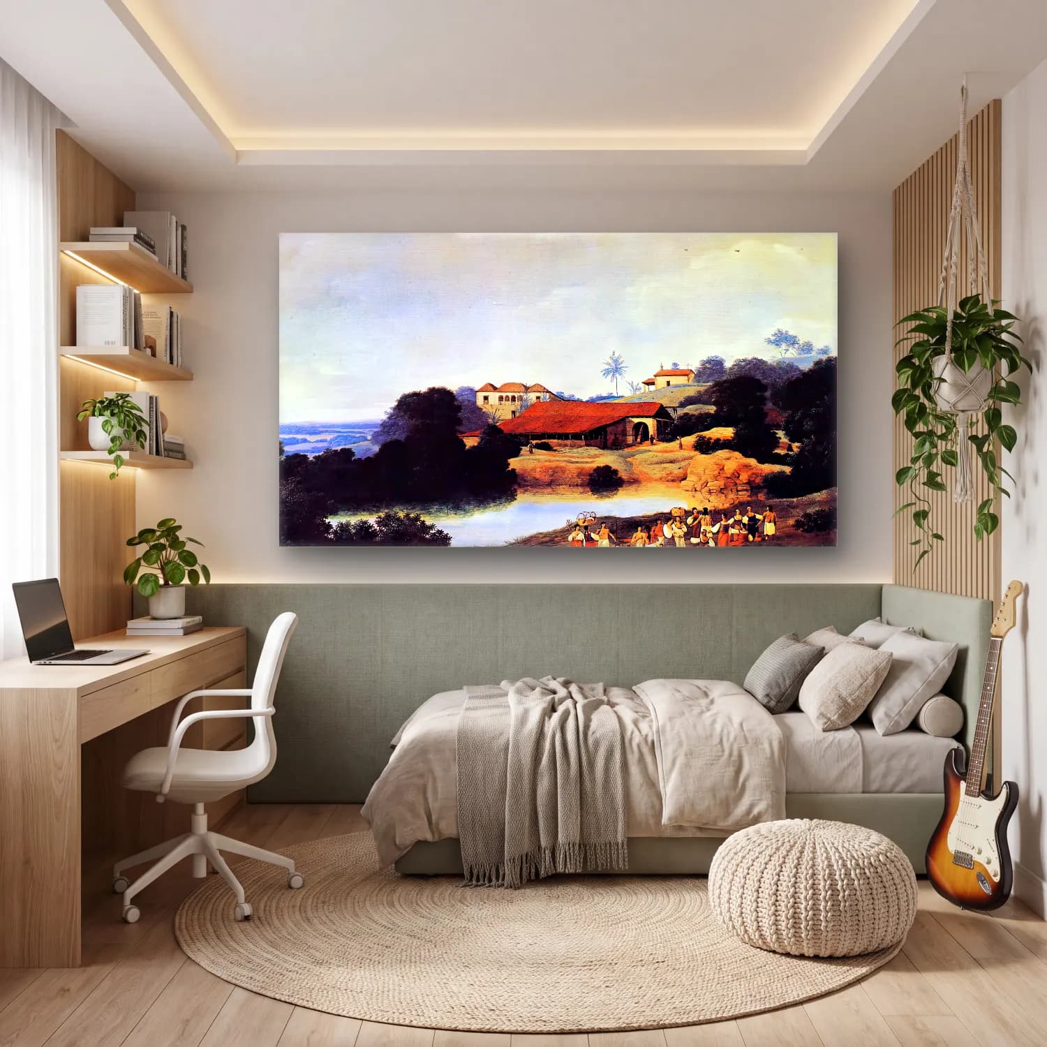 Frans Post – Hacienda cam tablo — genç odasında